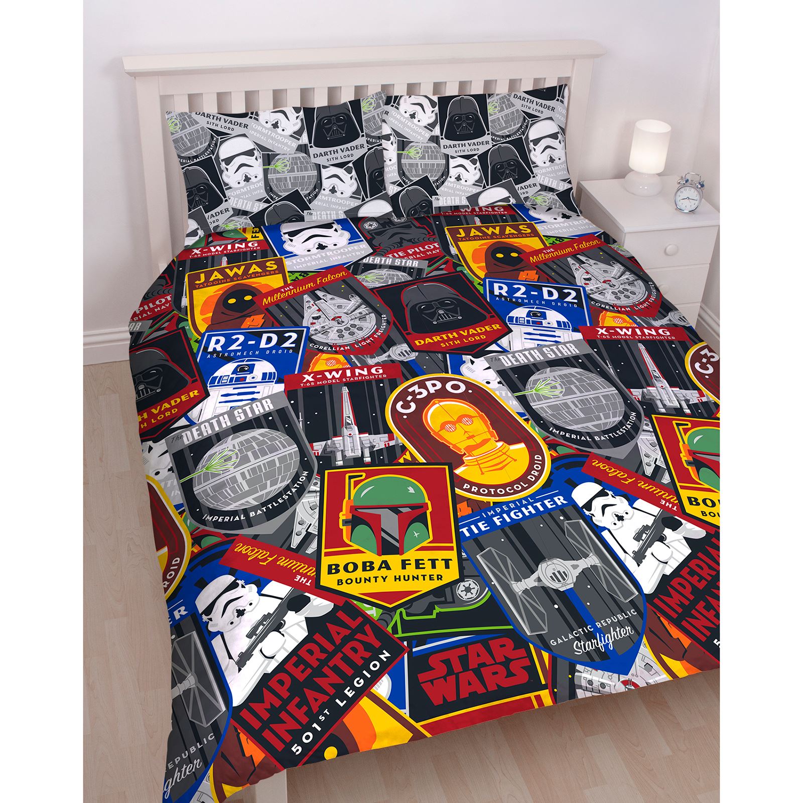 STAR WARS EPISODE VII / VIII DUVET QUILT COVERS KIDS BOYS SINGLE