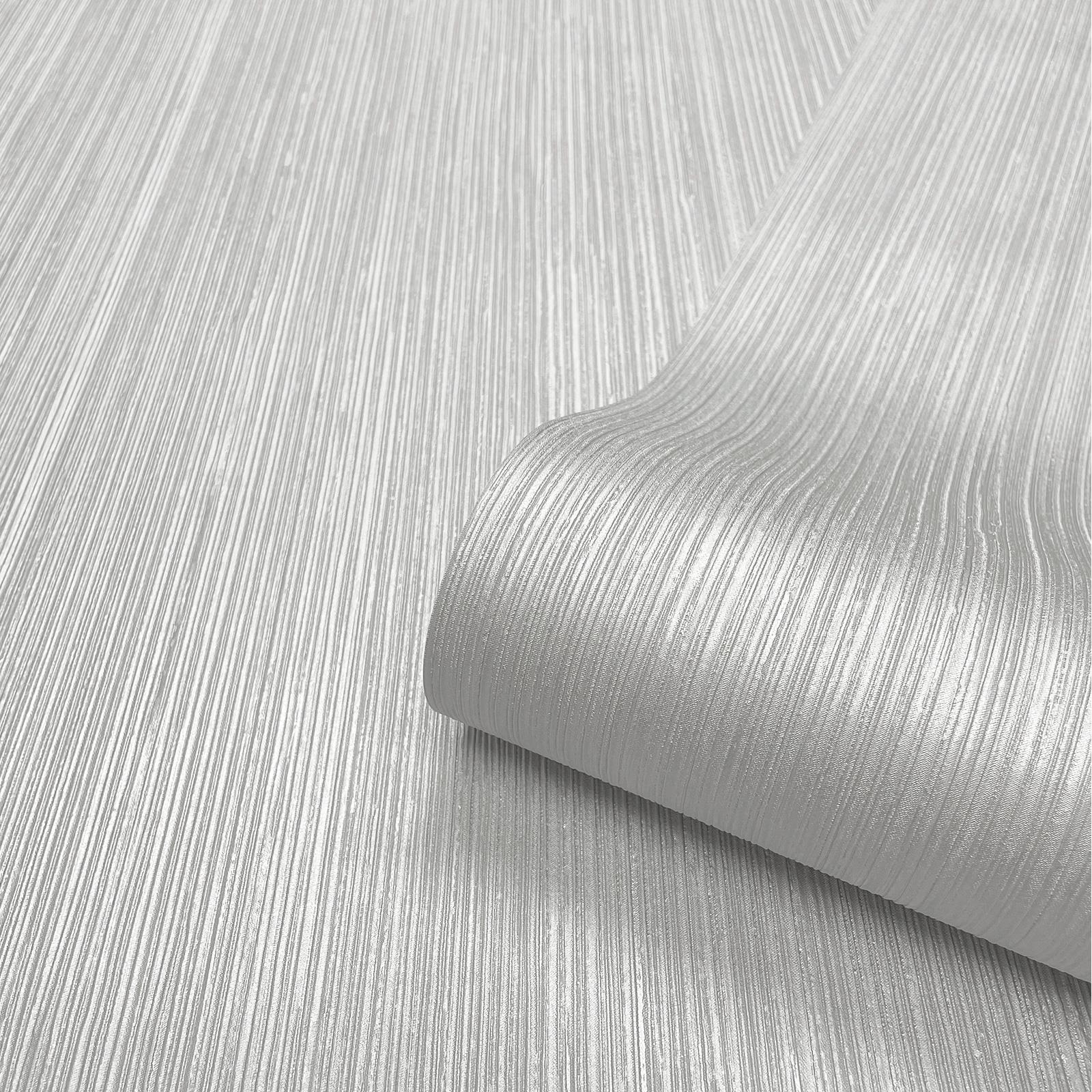 Belgravia Amara Plain Textured Lines Vinyl Wallpaper Soft Sheen