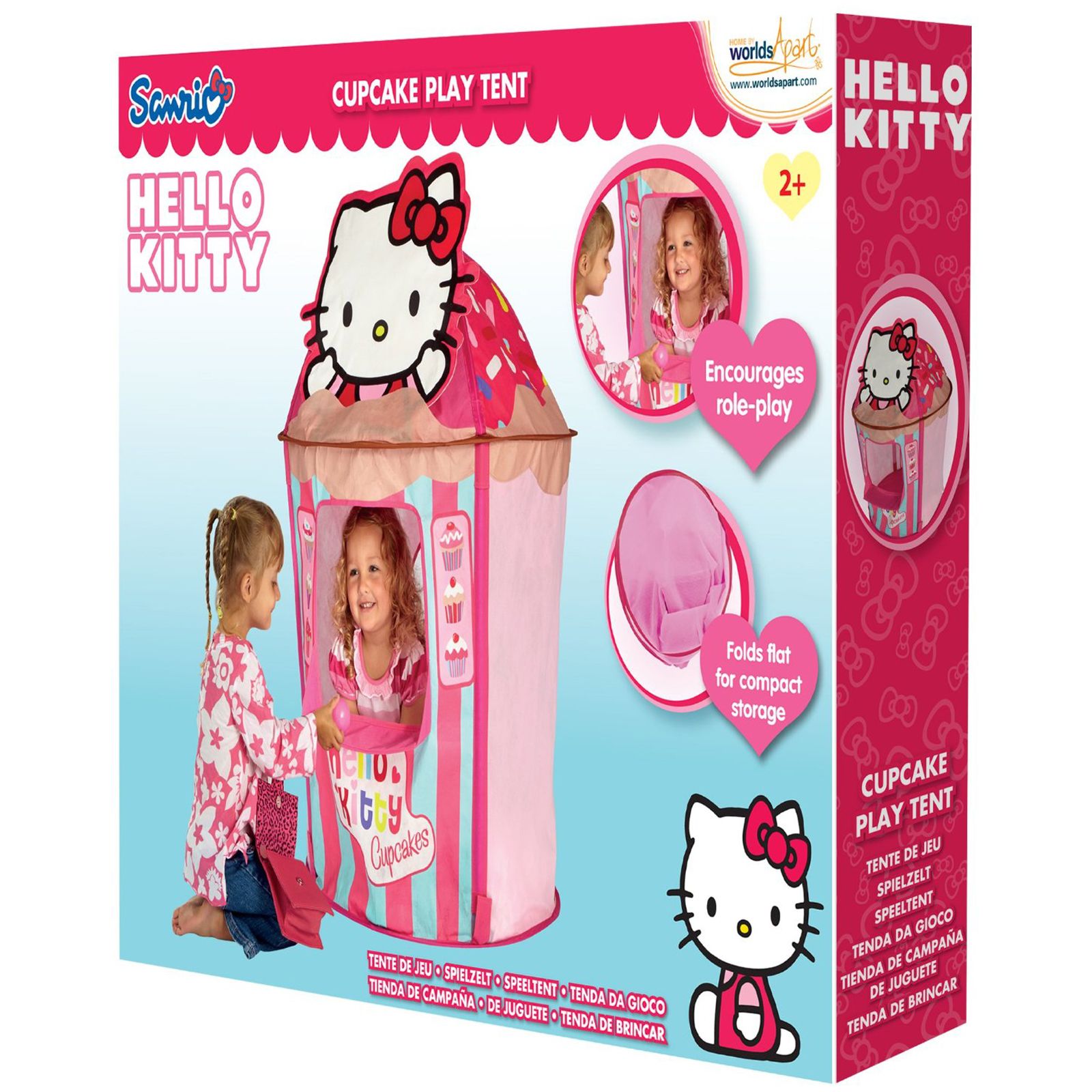 HELLO KITTY CUPCAKE POP UP PLAY TENT NEW OFFICIAL eBay