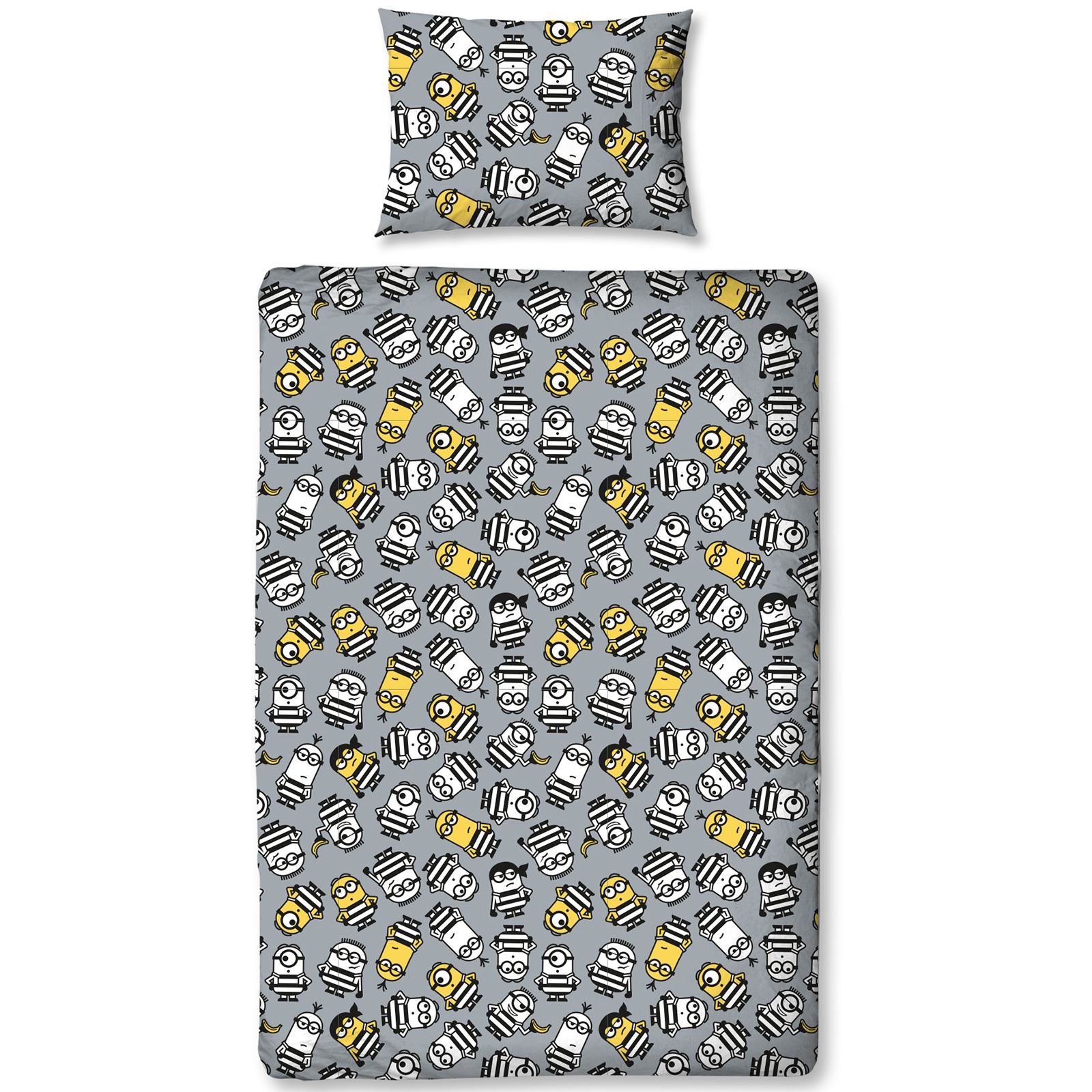 MINIONS DUVET COVER BEDDING SETS JUNIOR, SINGLE & DOUBLE DESPICABLE