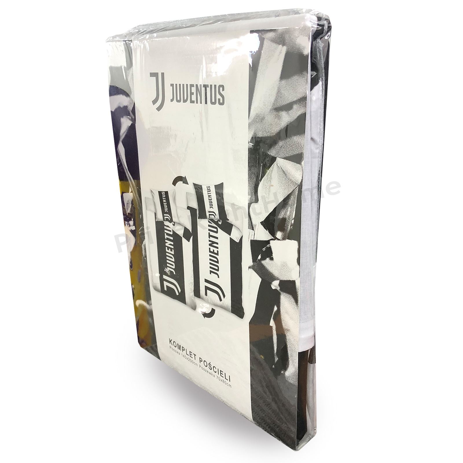 2 IN 1 DESIGN JUVENTUS FC STRIPE SINGLE COTTON DUVET COVER ...