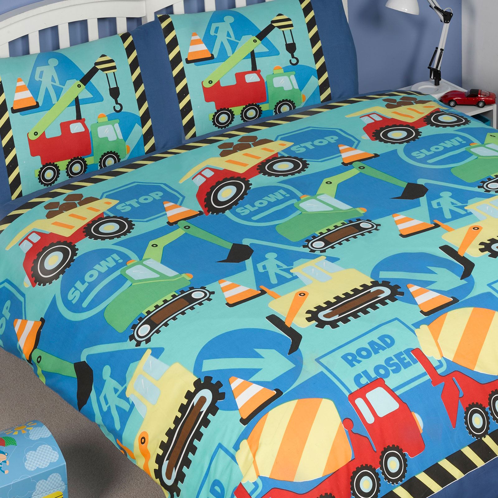 Jungen Konstruktion Zeit Doppelbett Bezug Set + 168cm x 137cm Passende