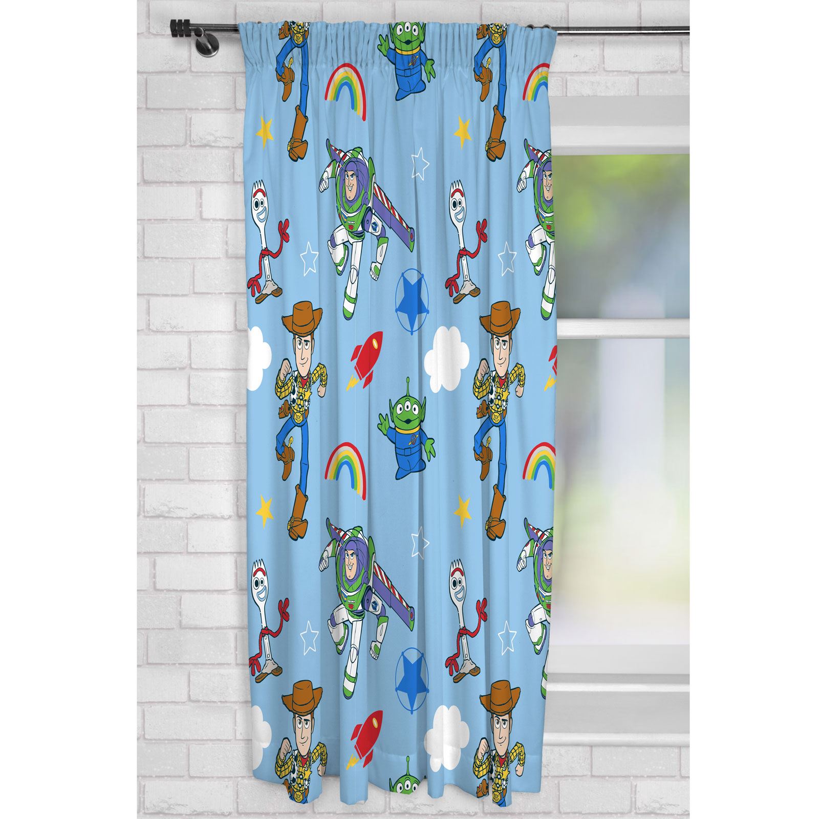 Toy Story 4 Roar Curtains Pair - Children's Bedroom Playroom - 72