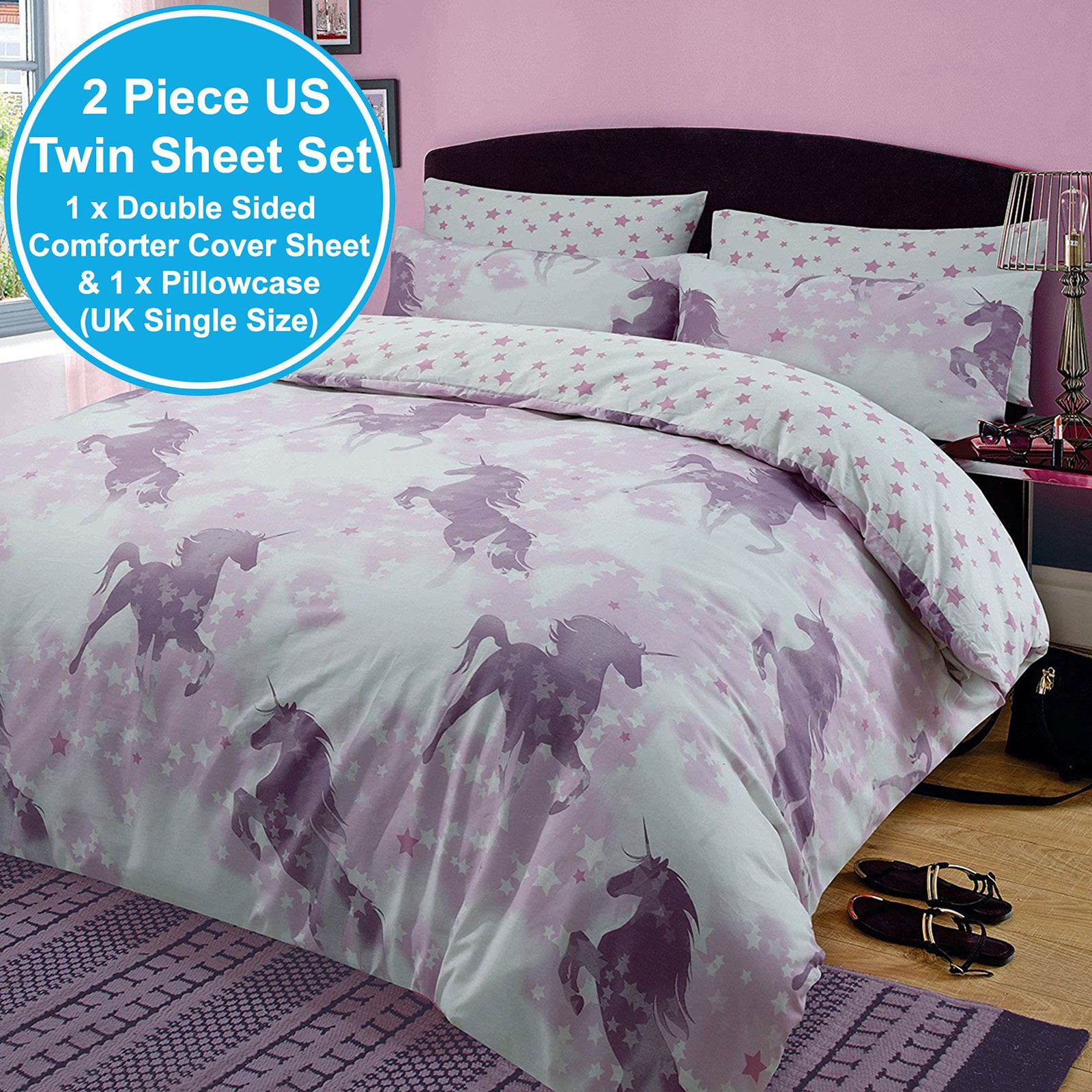 unicorn king size duvet cover