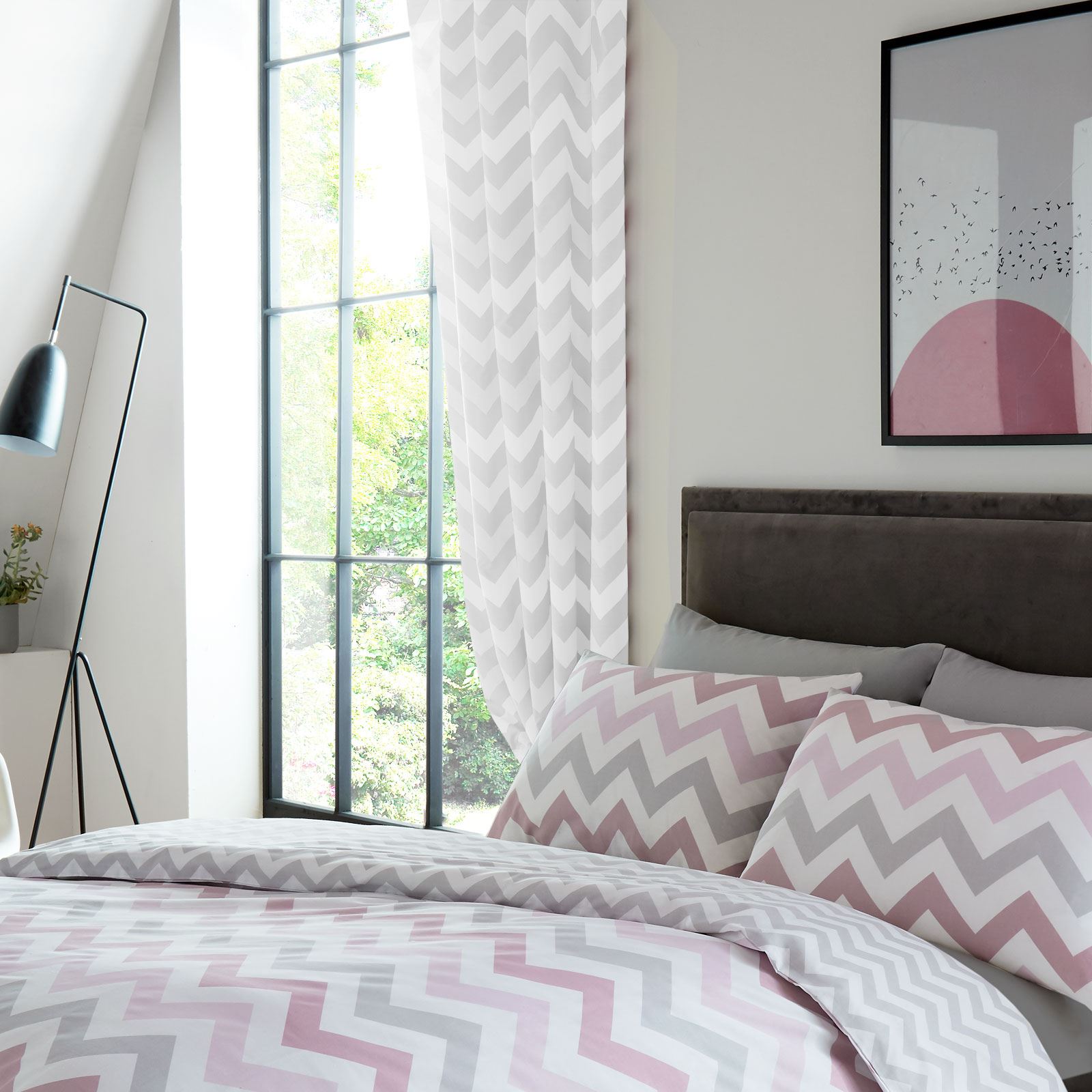 Happy nuages Rideaux doublés Gris Chambre Nursery Childrens 72/" GOUTTE