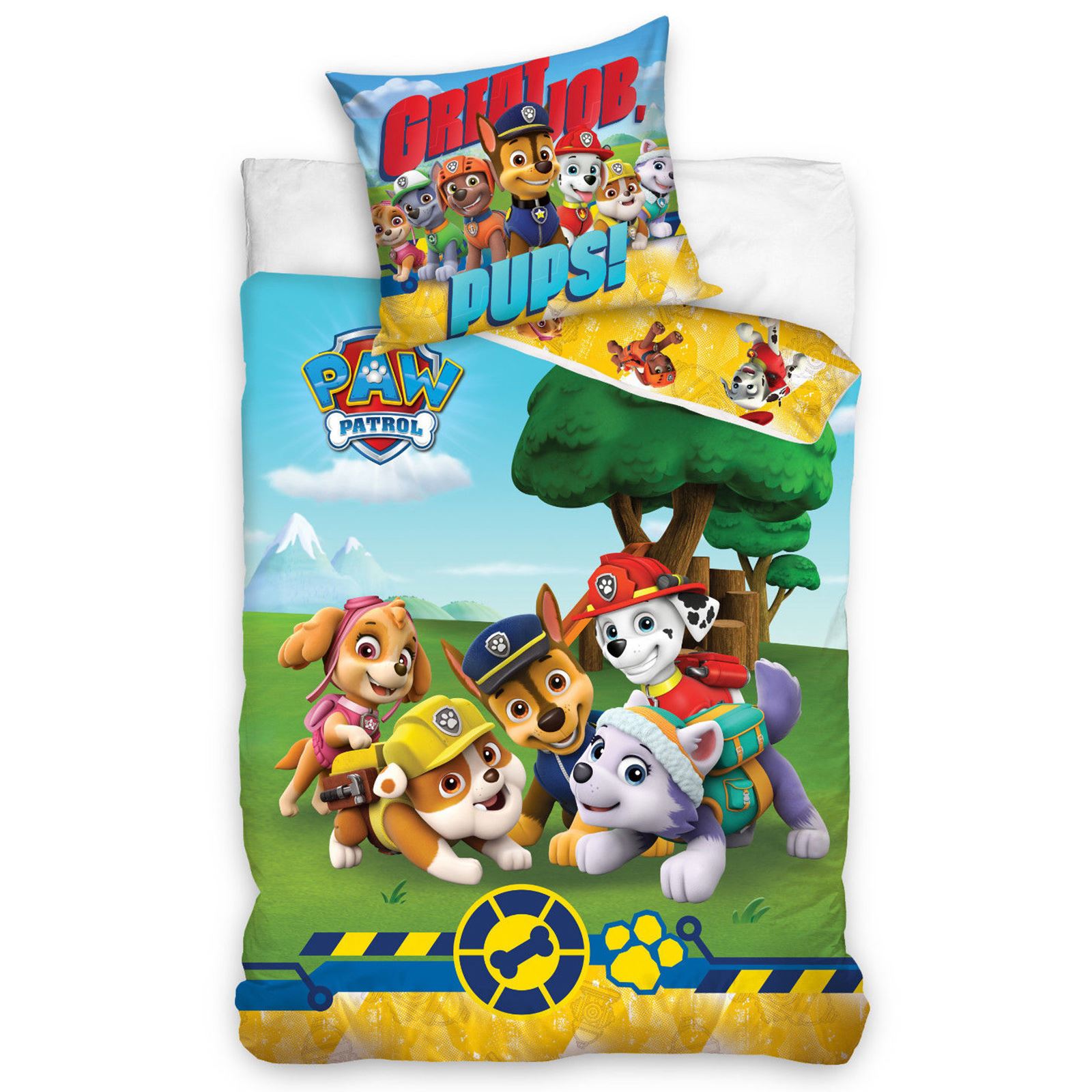 PAW PATROL OFFICIAL DUVET COVER SETS VARIOUS DESIGNS KIDS ...