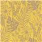 Rasch Portfolio Tropical Feuille Papier peint jaune//or 215526