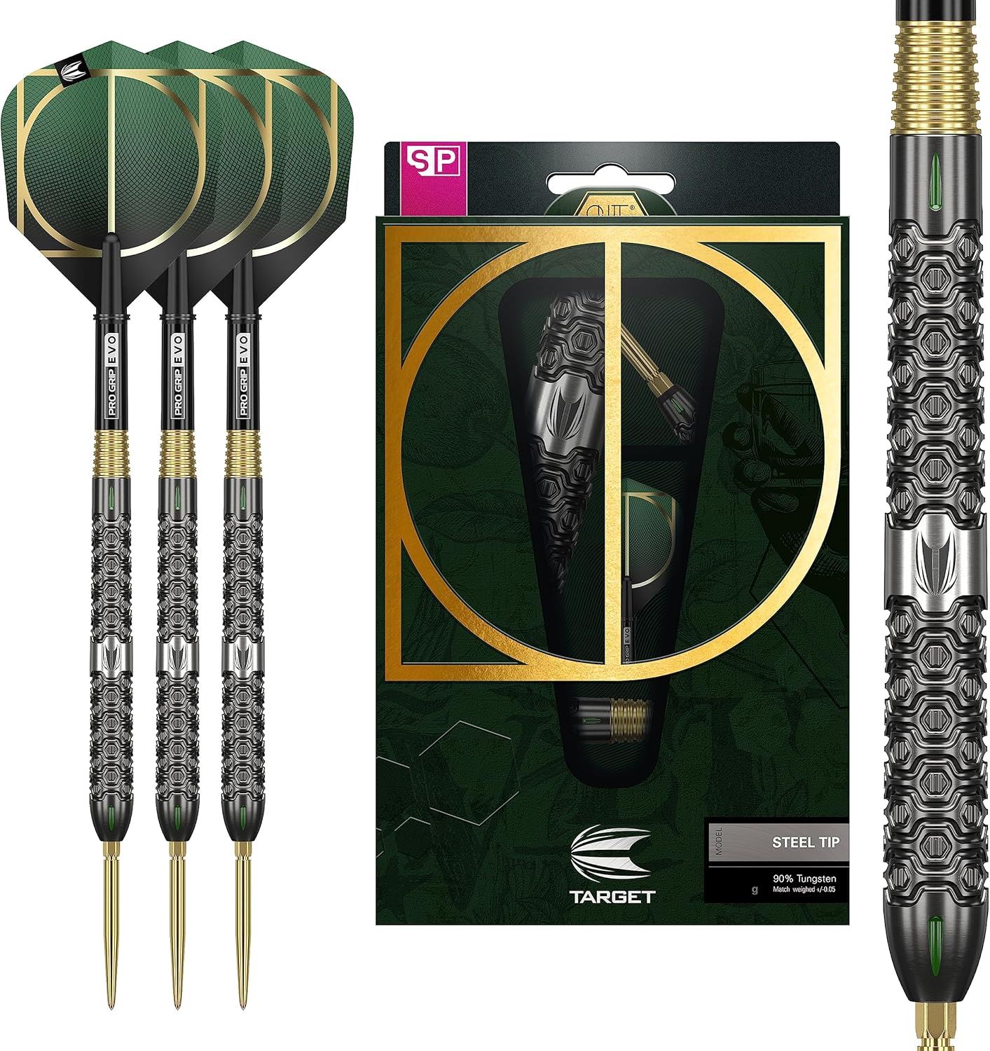 Target Darts Set Tungsten Cult 90% Swiss Point SP Steel Tip 3 Barrel Shapes - Bild 25 von 42