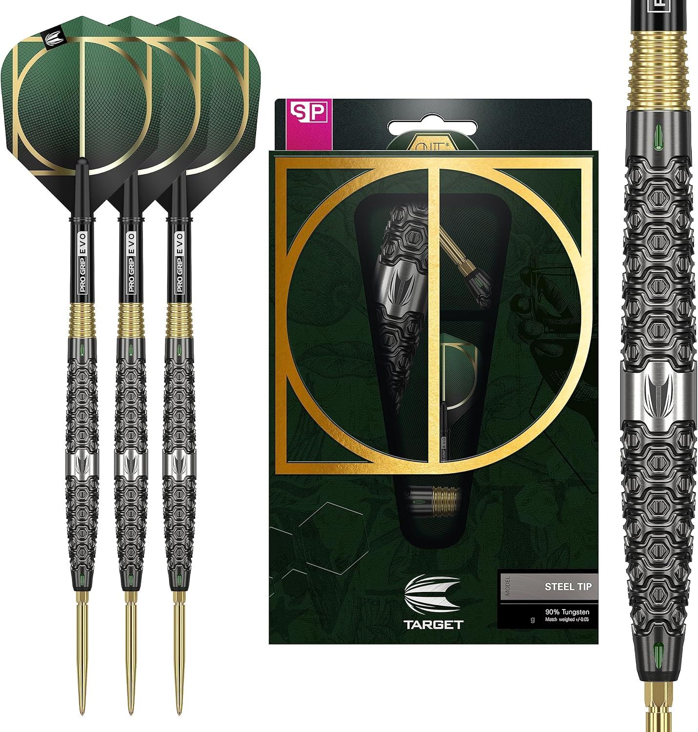 Target Darts Set Tungsten Cult 90% Swiss Point SP Steel Tip 3 Barrel Shapes - Bild 13 von 42