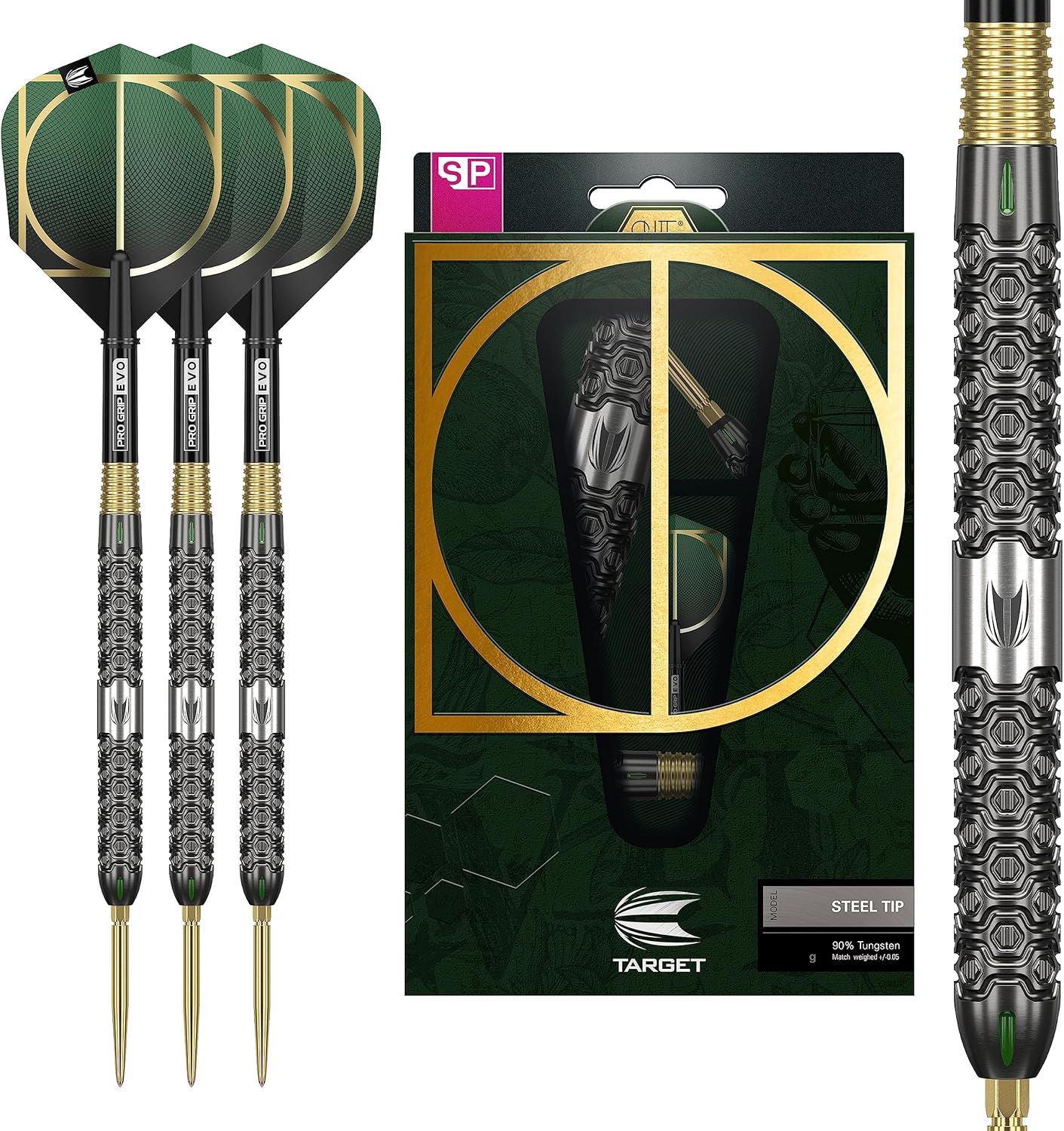 Target Darts Set Tungsten Cult 90% Swiss Point SP Steel Tip 3 Barrel Shapes - Bild 37 von 42