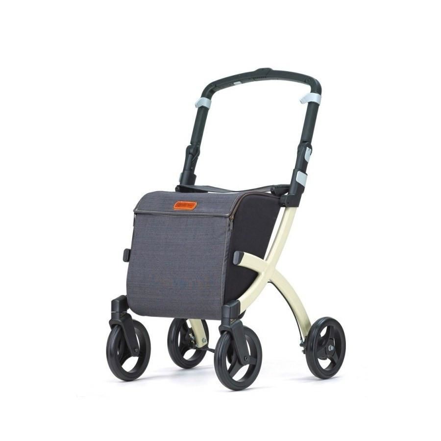 Rollz Flex Lightweight Shopping Rollator With Bag Grey and Purple eBay