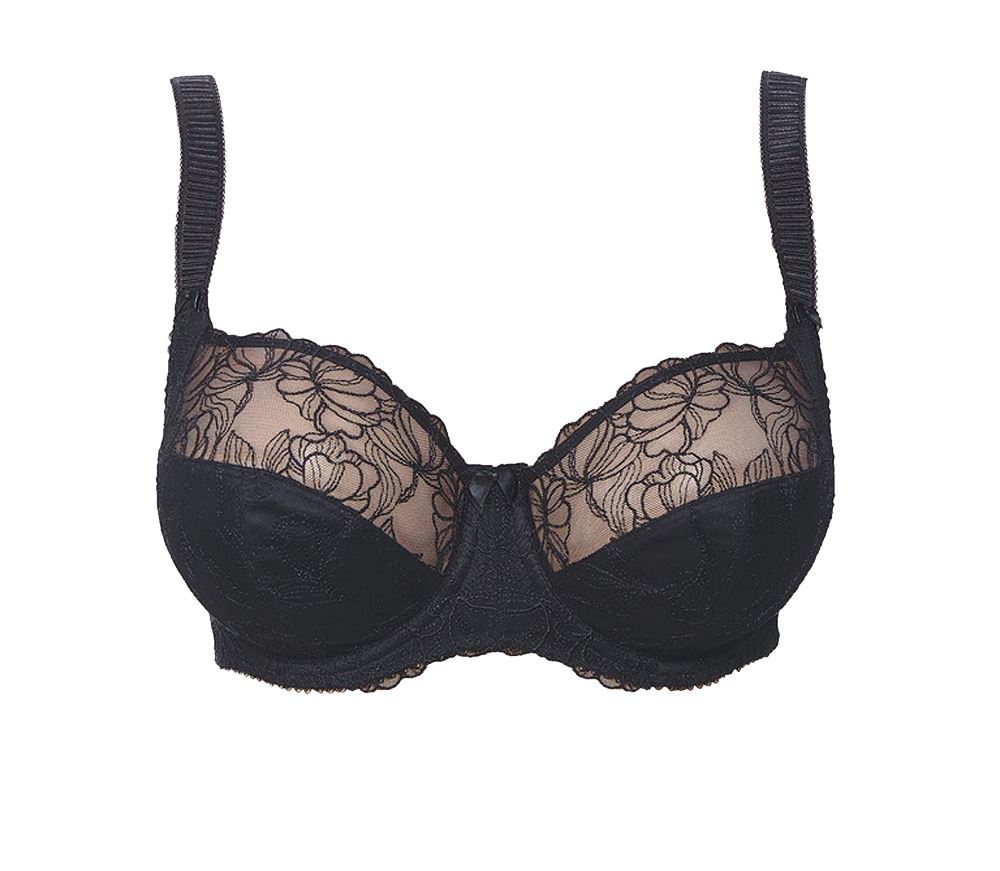 FREE UK SHIPPING FANTASIE ESTELLE SIDE SUPPORT BRA 9352 BLACK