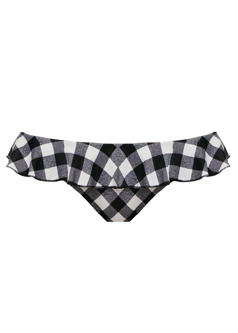 Freya Totally Check Italini Frill Brief Bottoms Pant 2927 New Womens Swimwear