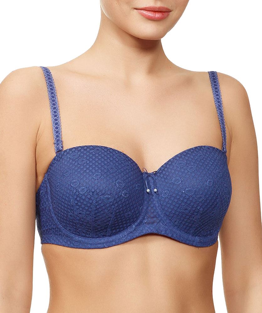 Triumph Lovely Surprise Underwired Padded Bra Detachable Straps White 34DD