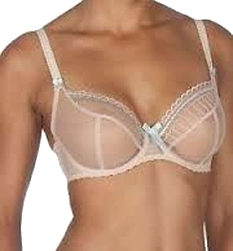Freya Arabella Bra Black Size 28E Underwired Plunge Balcony Sheer Mesh 5721 New Freya Arabella Bra Black Size 28E Underwired Plunge Balcony Sheer Mesh 5721 New