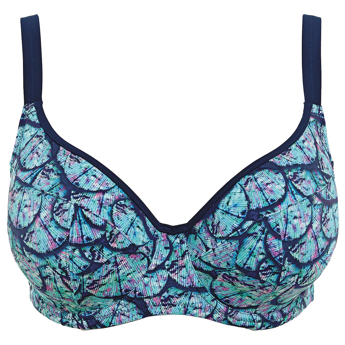 36E /& 36DD Elomi Anushka 4061 Kingfisher Blue Underwired Plunge Bra