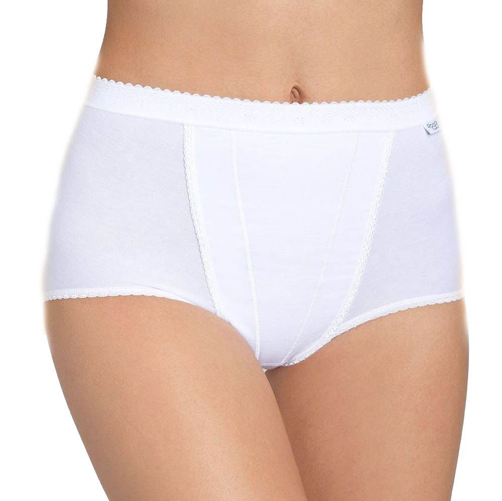 0003 Sloggi Control Tai 2P 2 Pack Briefs WHITE CS