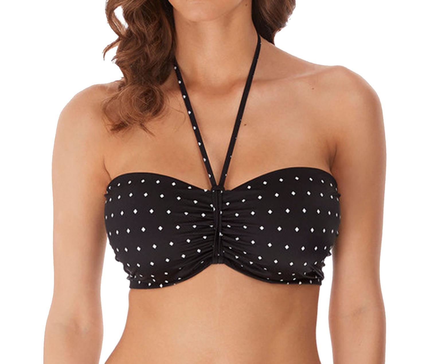 full coverage bandeau bikini top