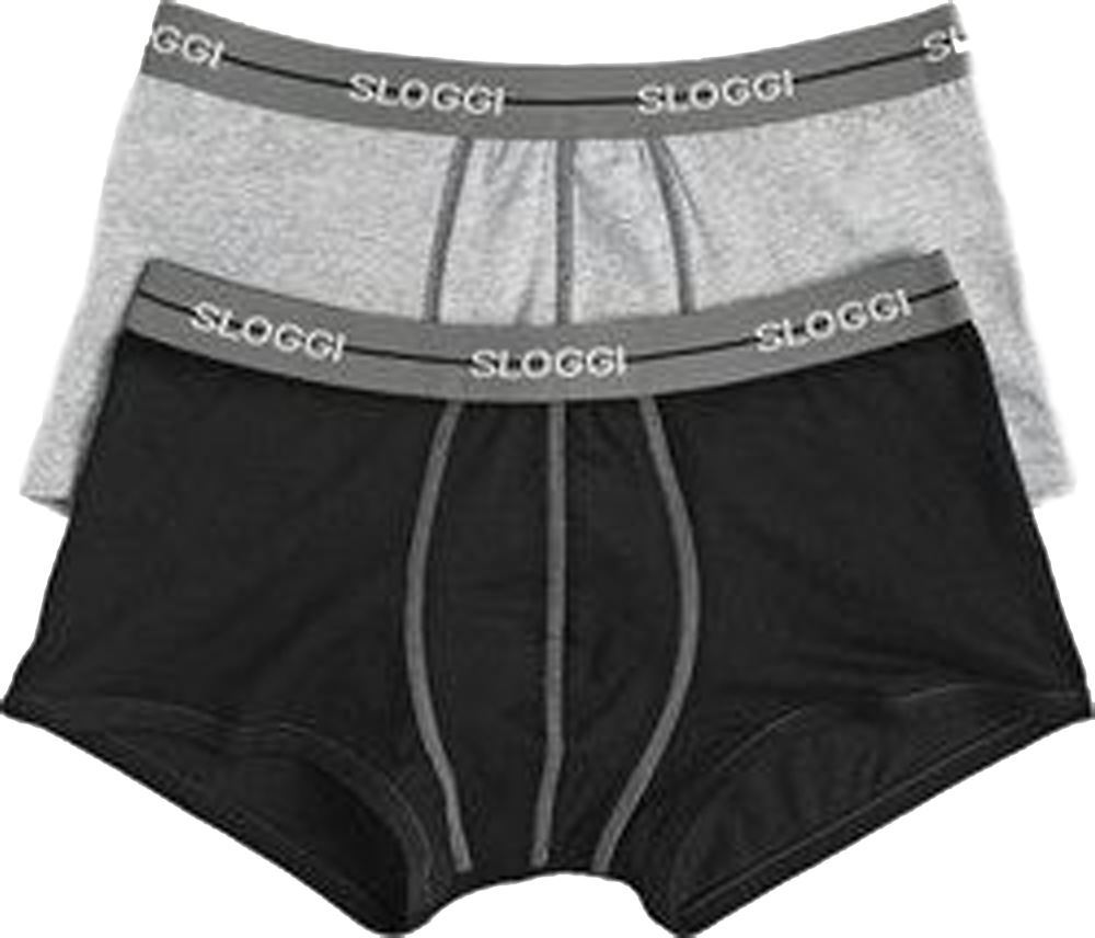 CS 0004 SLOGGI uomo Evernew H HIPSTER SLIP CONFEZIONE DA 2 C2P NERO