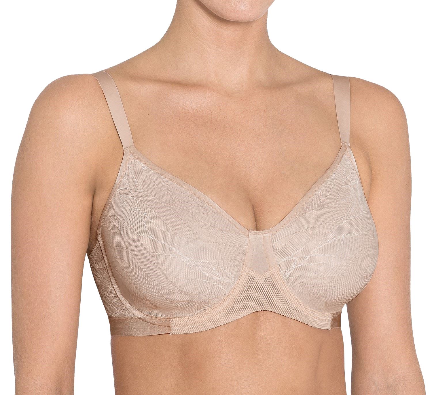 00NZ 34DD CS Triumph Airy Sensation WP Underwired Padded Bra Nude Beige