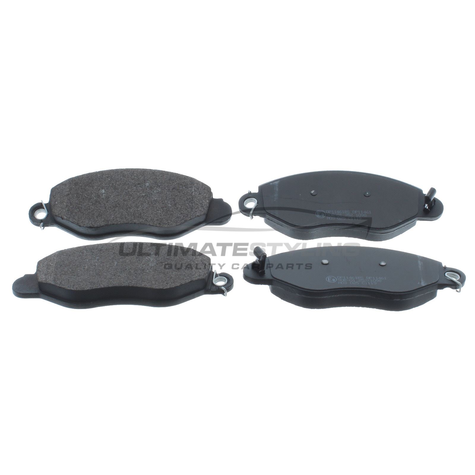 Ford Transit Mk6 van 2000-2006 2.0 Delantero Pastillas De Freno Kit W168.8-H64.5-T18.7