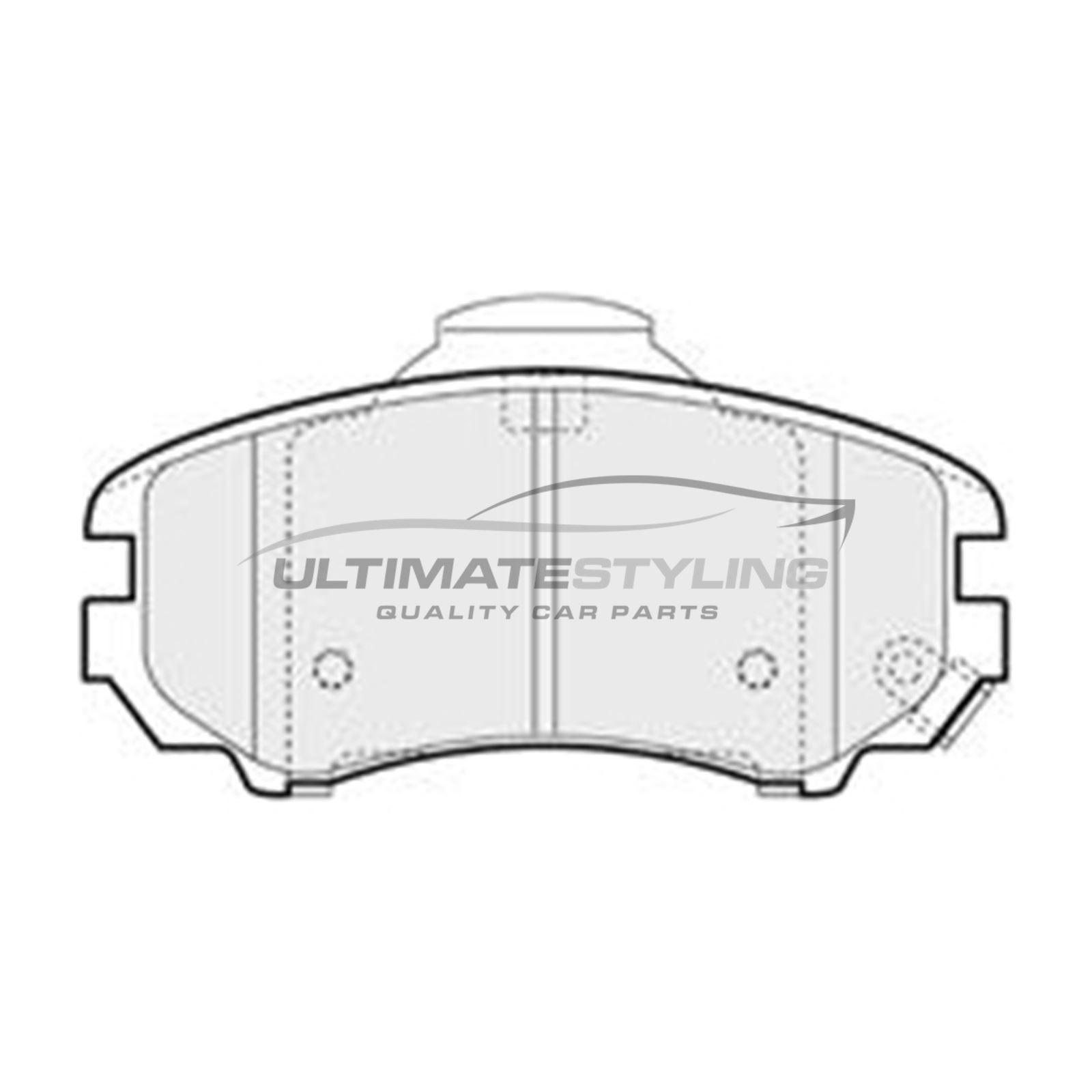 FRONT BRAKE PADS SET FIT HYUNDAI TUCSON 2004-2010 2.0 2.7 CRDI AWD