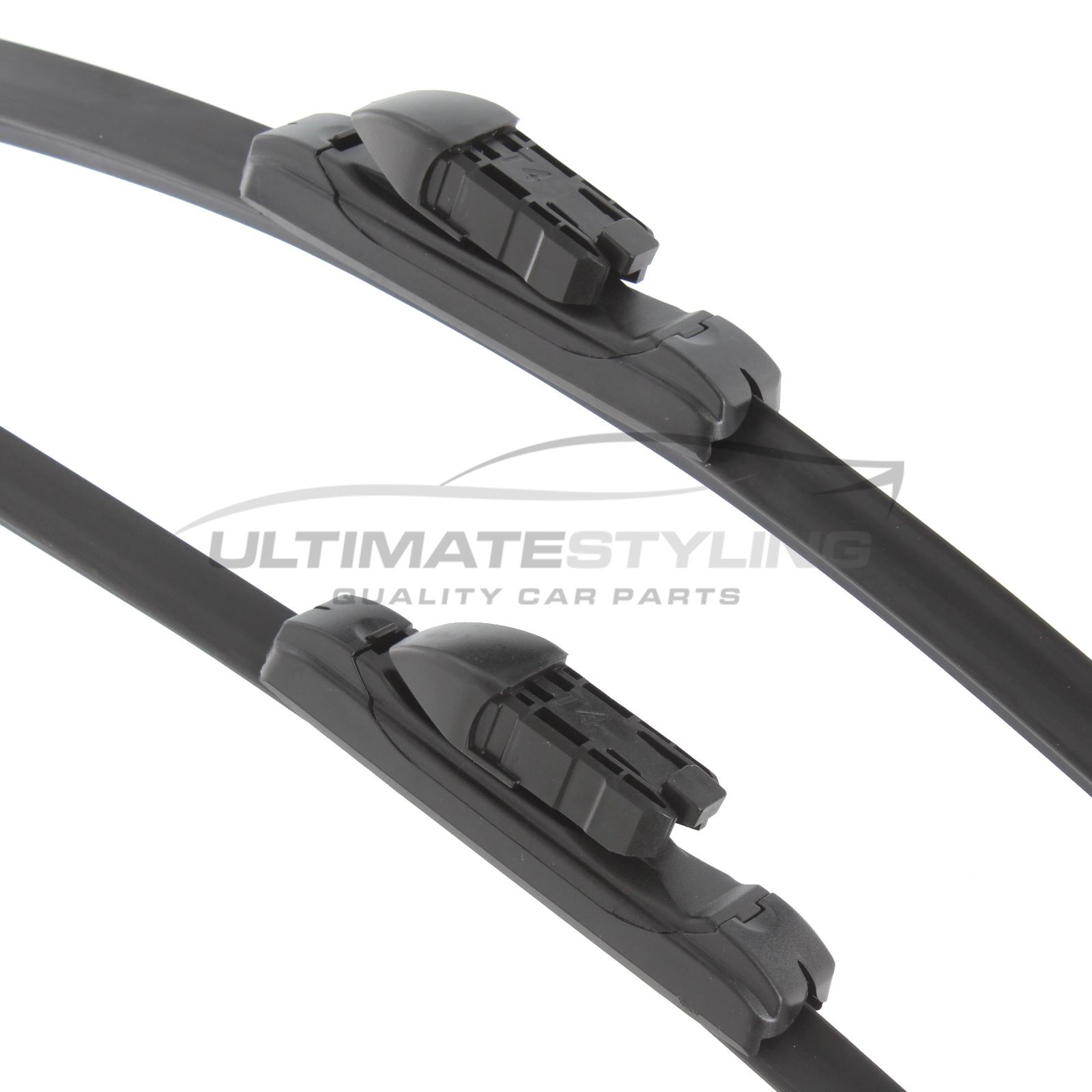 Front Windscreen Wiper Blades Pair Set Vauxhall Mokka X SUV 9/2016