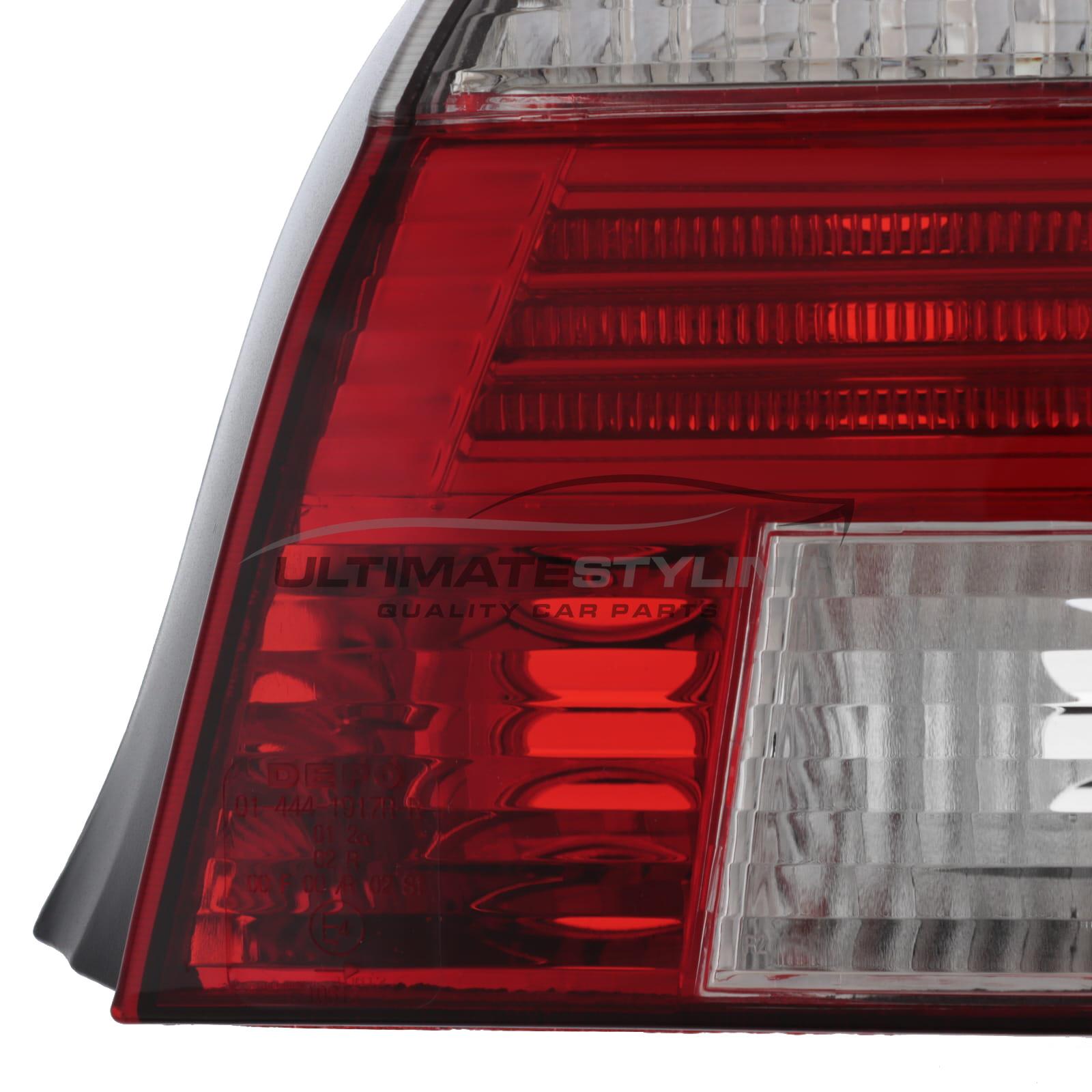 BMW E39 5 Series Rear Back Lights Crystal Red Clear Tail 1996-2000