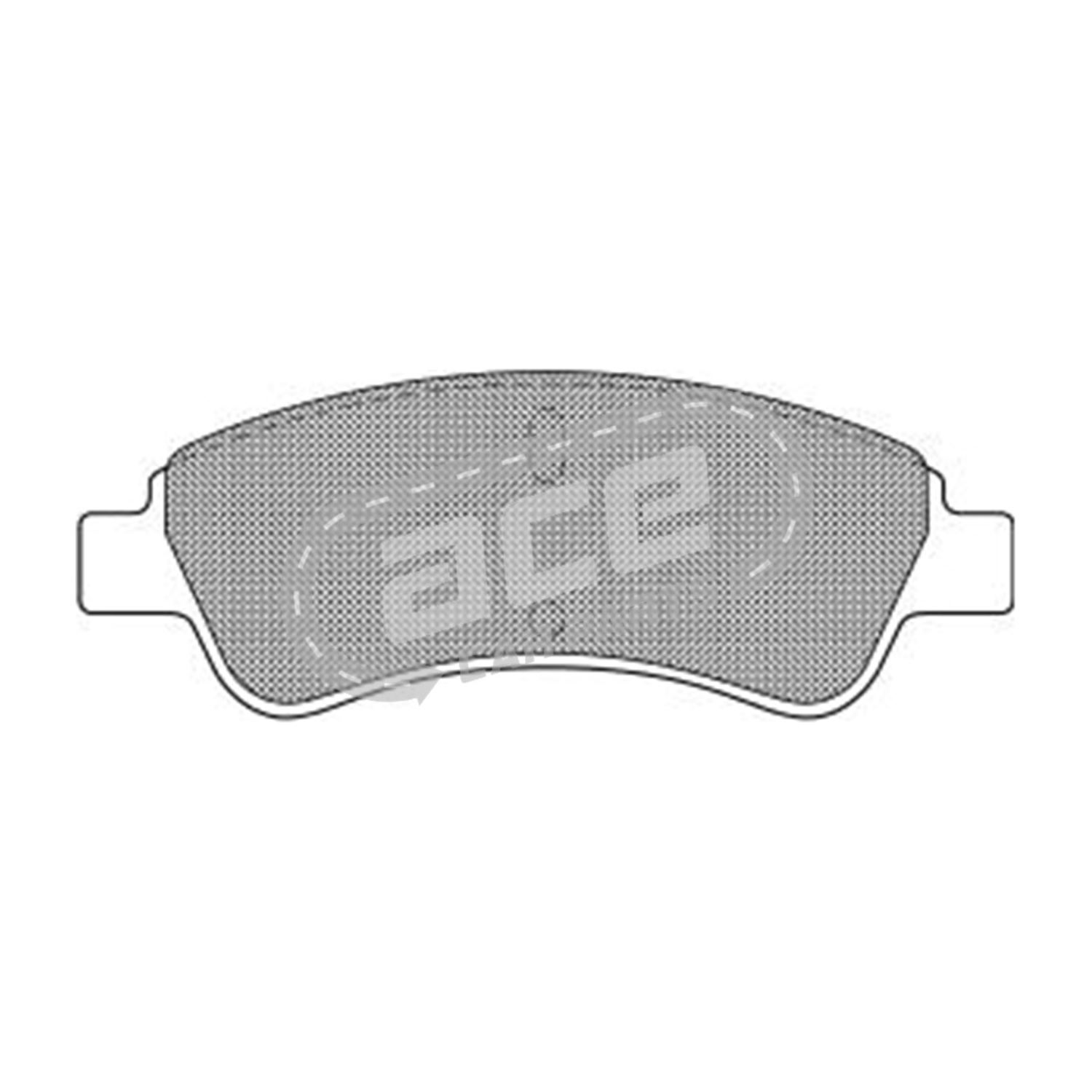 Peugeot 307 cc Convertible 2003-3//2009 1.6 2.0 Front Brake Pads W137-H57-T19.3