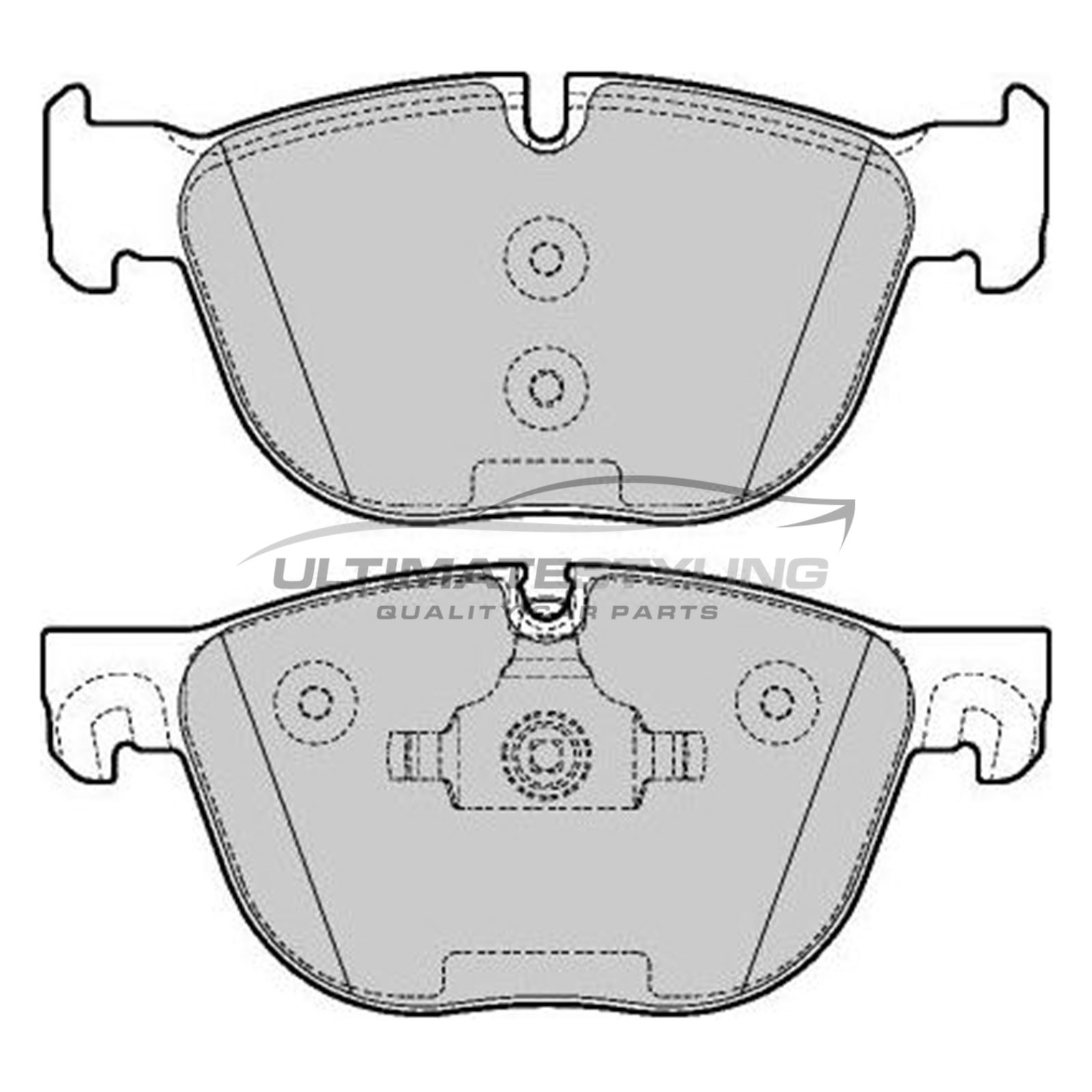/> 3.0 Almohadillas Freno Delantero Set W171-H77-T19.5 BMW X6 F16 SUV 7//2014