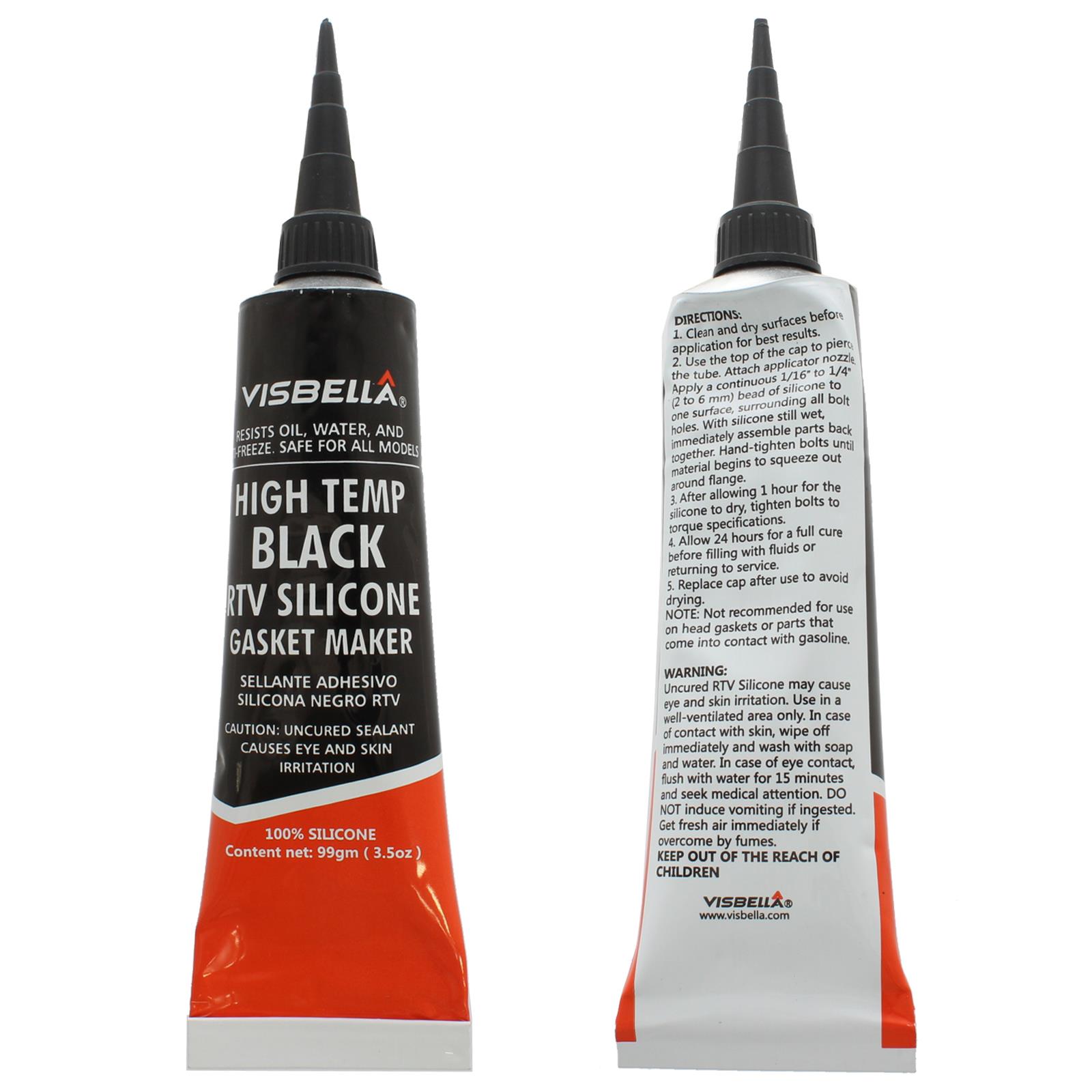 Oil Sump Engine Oil Pan RTV Silicone HiTemp Black Gasket Sealant eBay