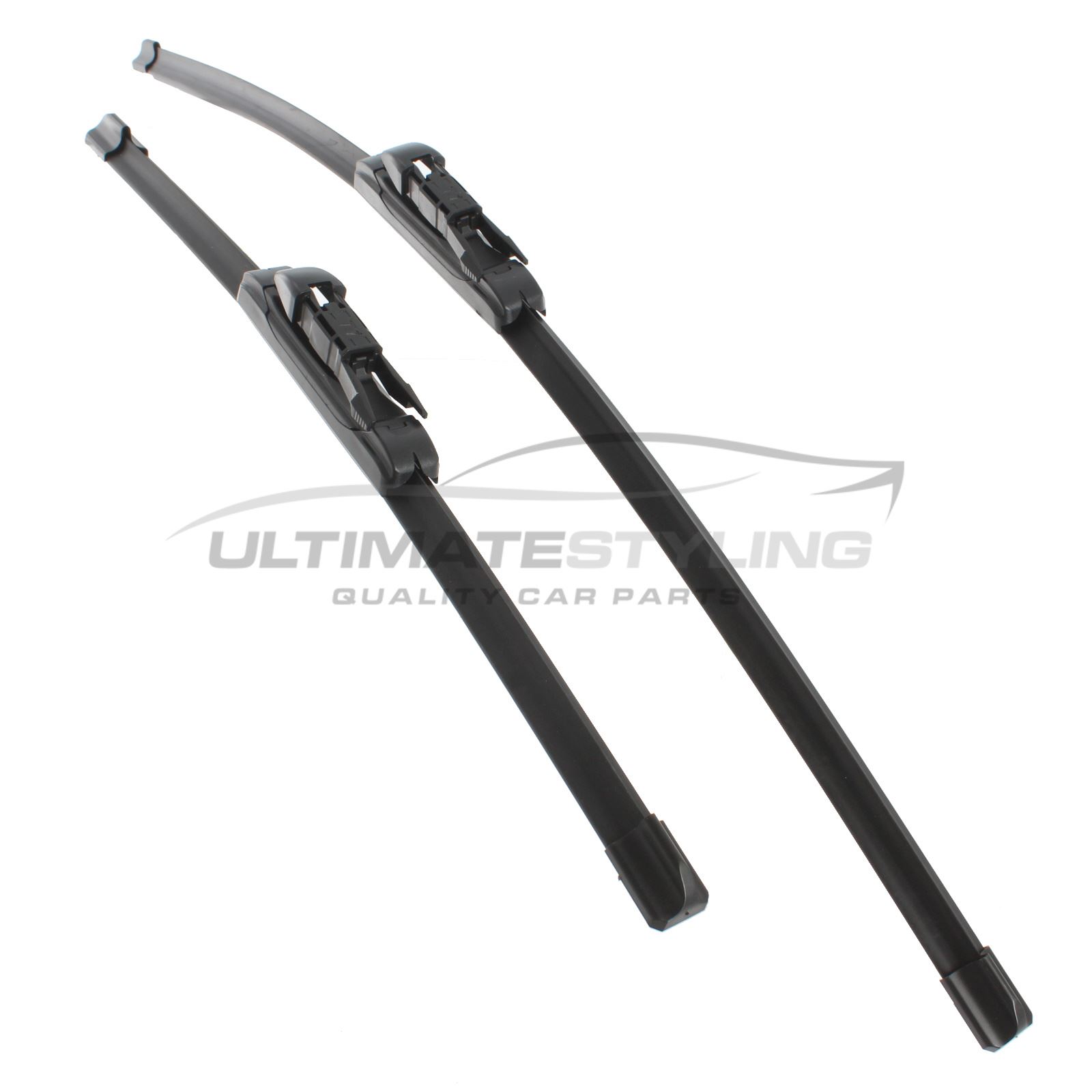 Front Wiper Blades & Rear Wiper Blade Vauxhall Corsa D Mk3 Hatchback