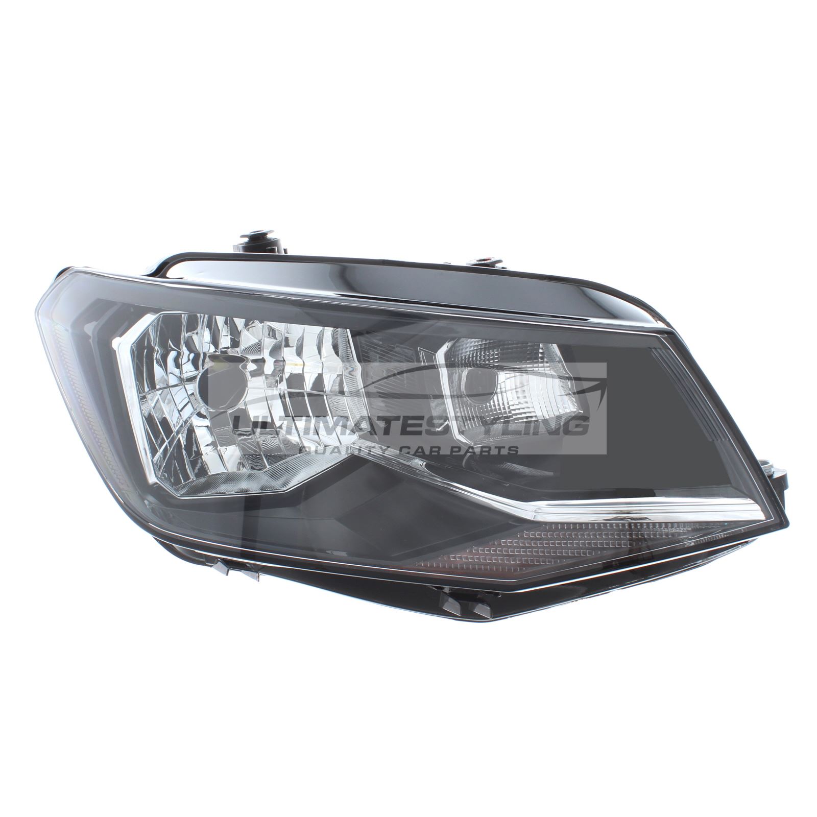 VW Caddy 2015> Black Front Headlight Headlamp O/S Drivers Right 5054808480255 eBay