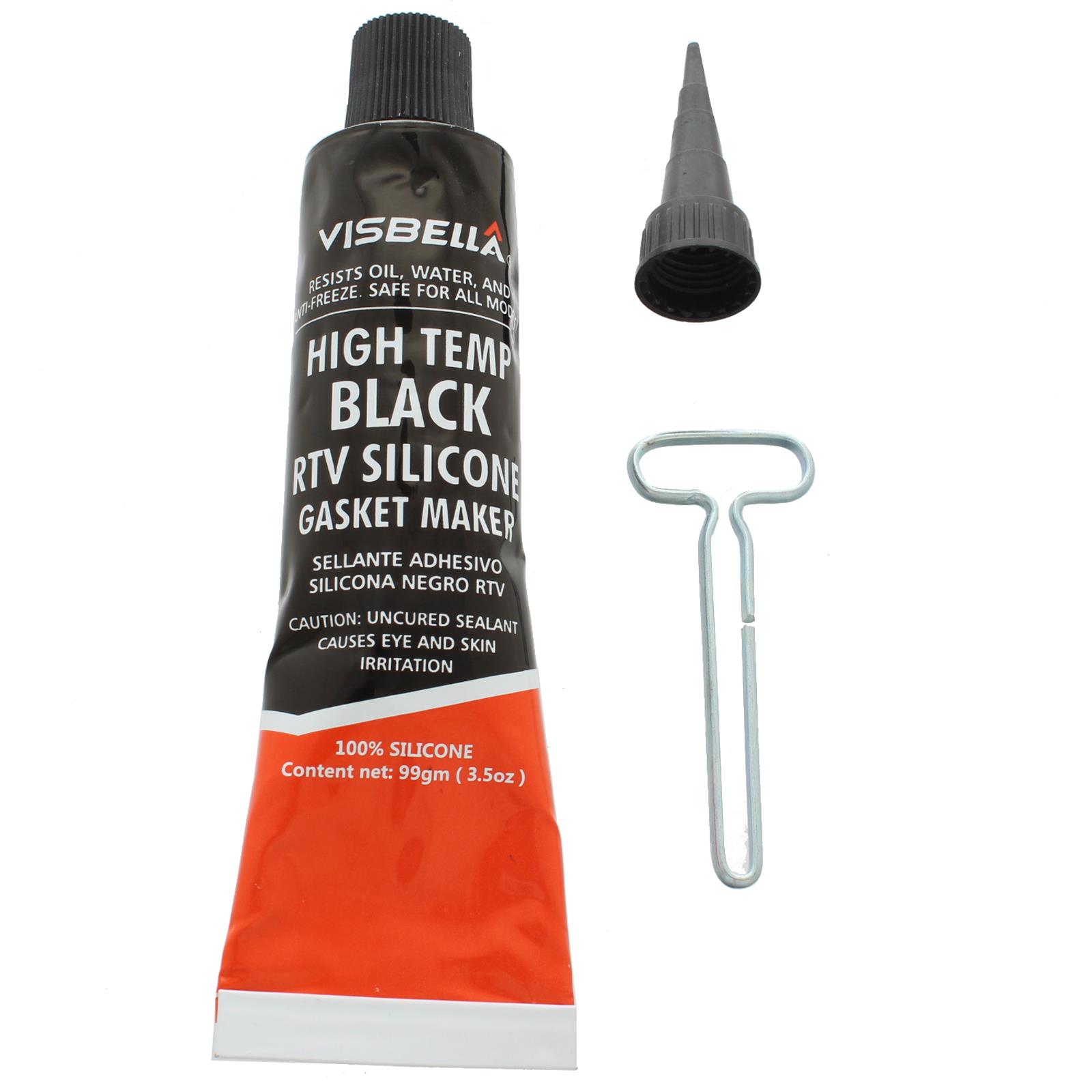 Oil Sump Engine Oil Pan RTV Silicone HiTemp Black Gasket Sealant