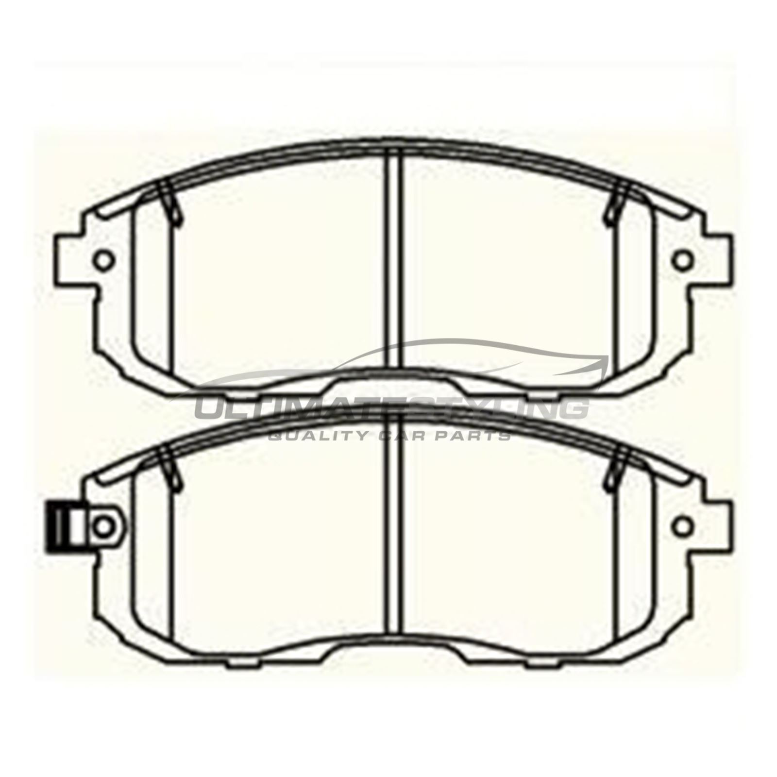 For Nissan Juke F15 SUV 20102014 1.5 1.6 Front Brake Pads Kit W137H53