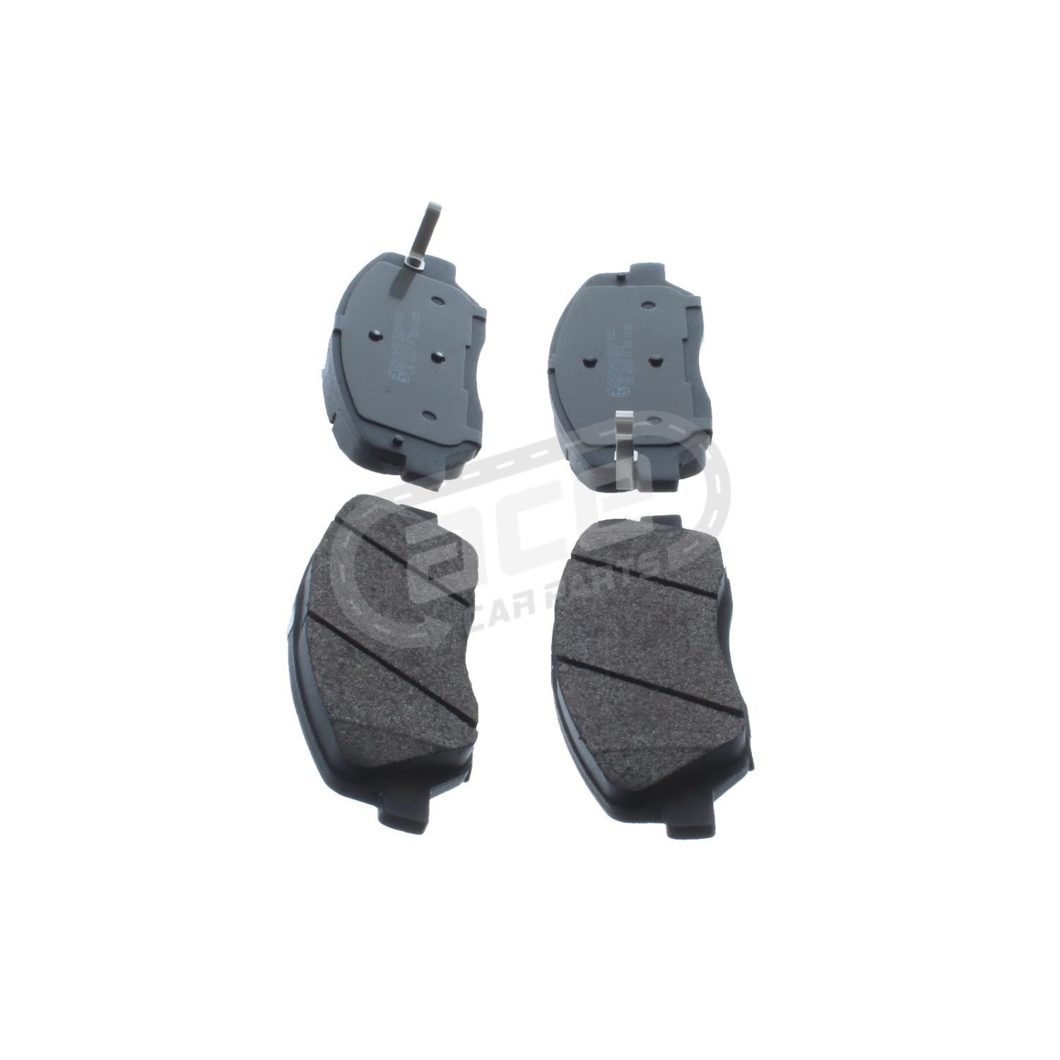 Ssangyong Korando ATV SUV 8//2011-/> 2.0 2.2 Front Brake Pads Set W157-H61-T17.2