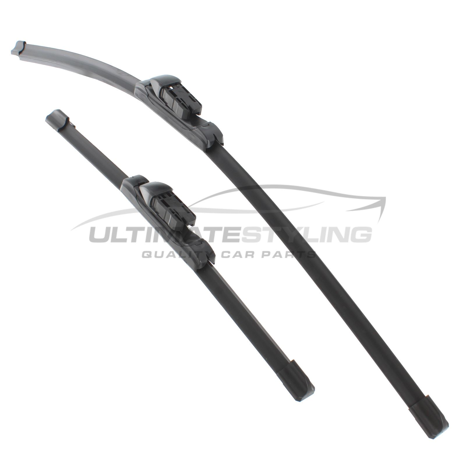 Front Windscreen Wiper Blades Pair Set Vauxhall Mokka X SUV 9/2016