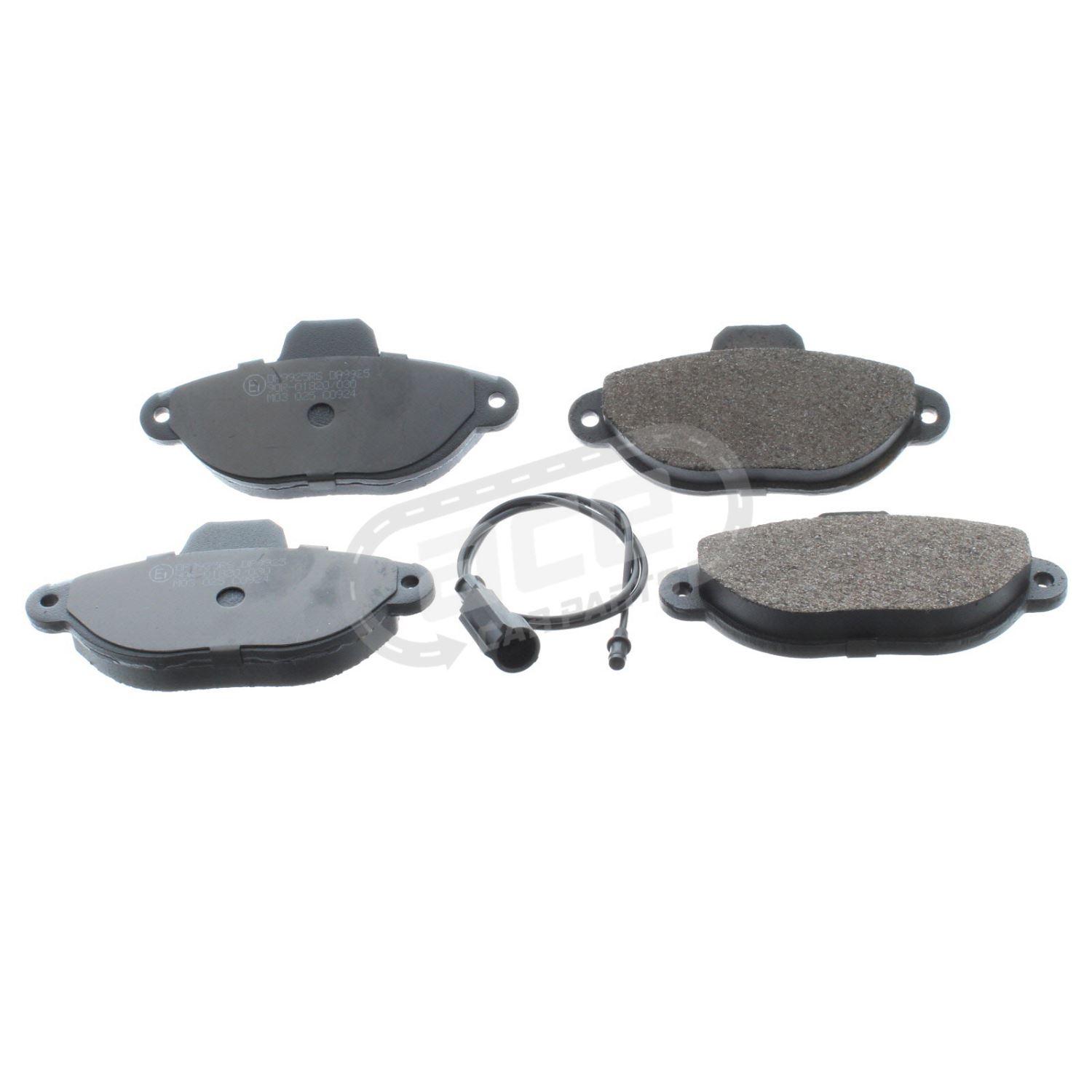 Fiat Panda 169 Hatchback 11 03 12 1 1 1 2 Front Brake Pads Set W115 H55 T17 Ebay