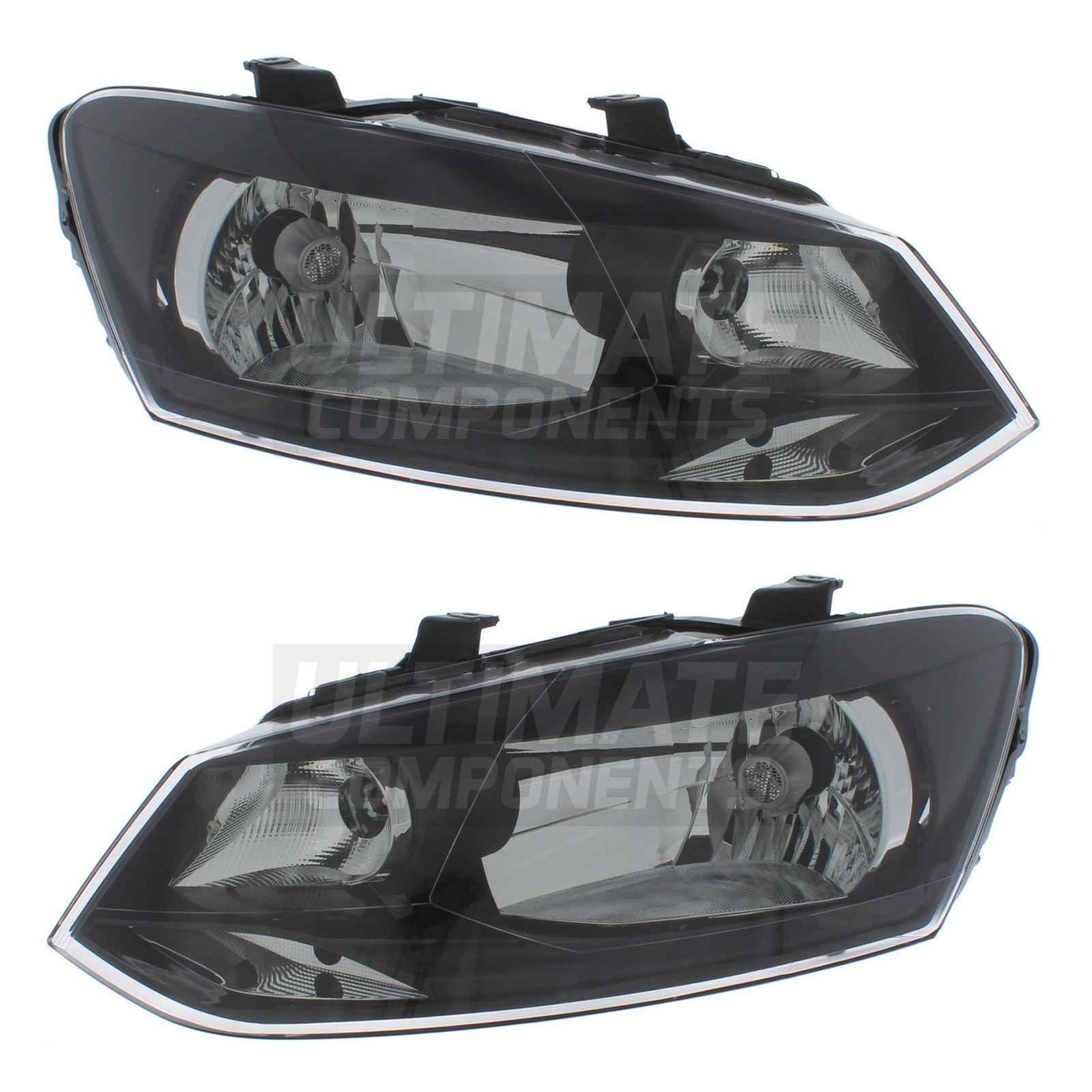 VW Polo Mk5 6R Hatchback 20092015 H4 Bulb Headlights Headlamps Pair With Bulbs eBay VW Polo Mk5 6R Hatchback 20092015 H4 Bulb Headlights Headlamps Pair With Bulbs eBay