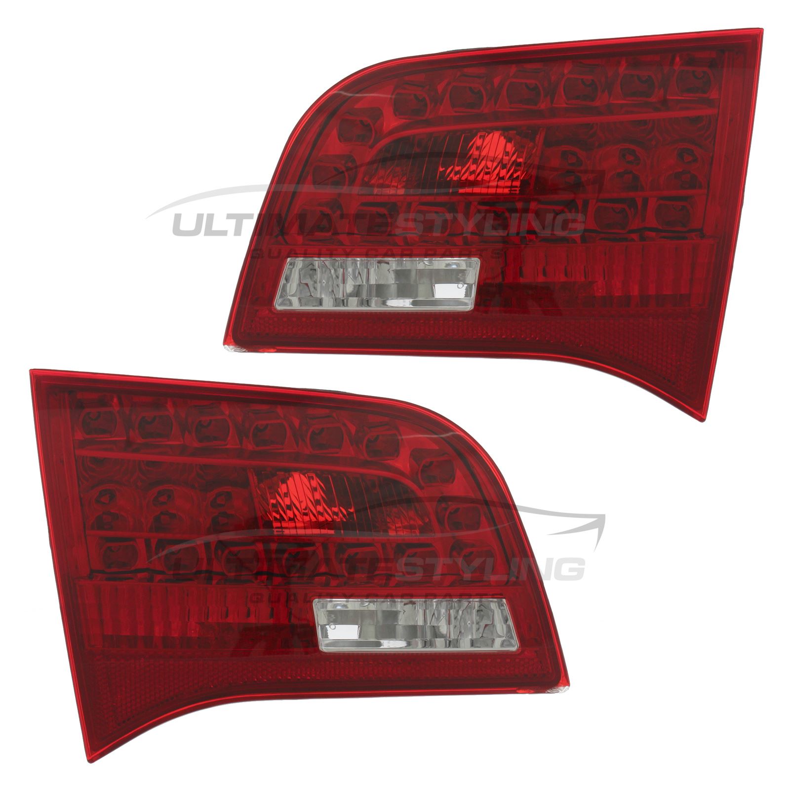 Audi A6 Rear Light 2007-2009 Avant Inner Boot LED Tail Lamp Lens Pair Left Right | UK