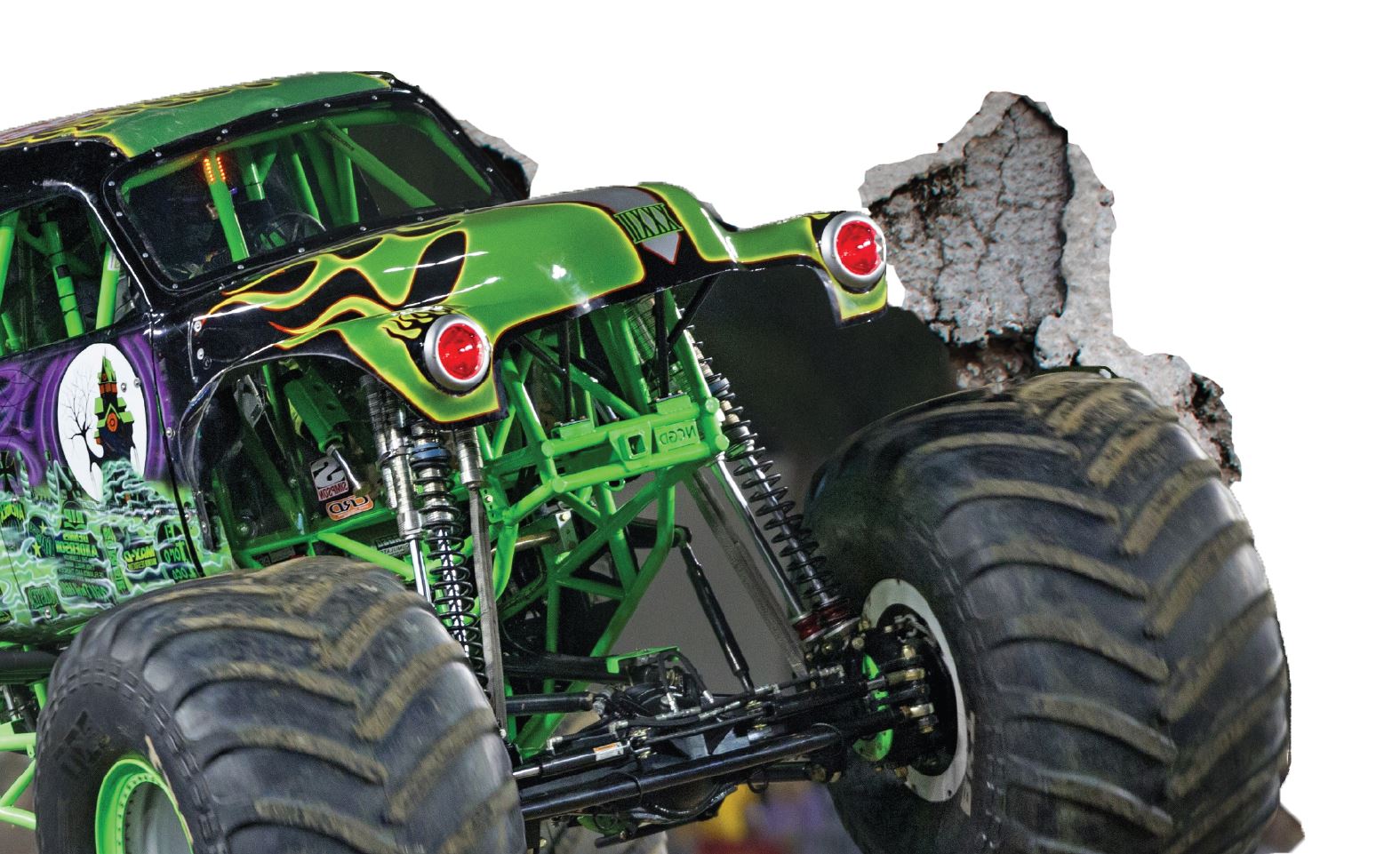 Vinyl Wall Smashed 3D Art Stickers of Monster Truck Poster Bedroom Boys Girls - Picture 15 of 15