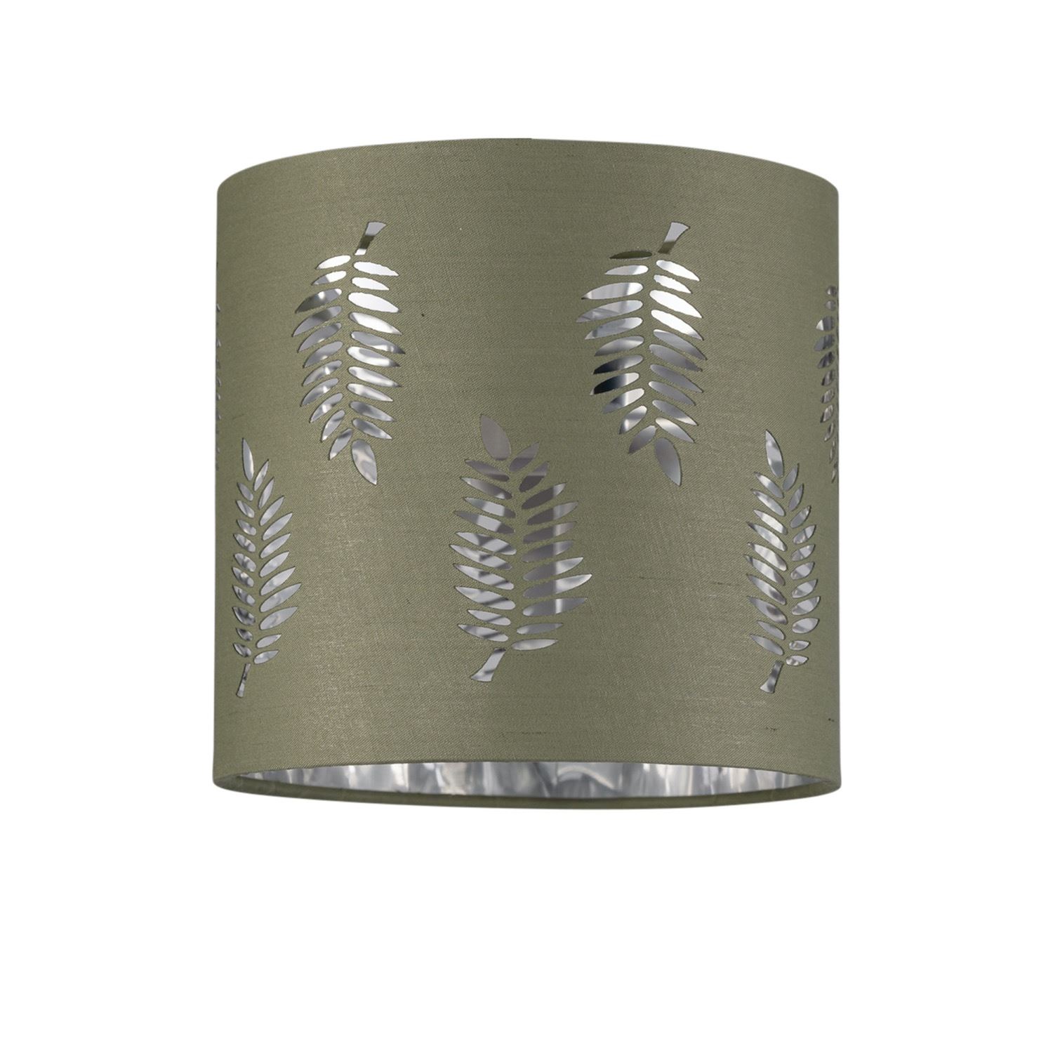 Modern Leaf Fern Cut Out 15.5cm Table Lamp Shade Lightshade - Picture 2 of 13