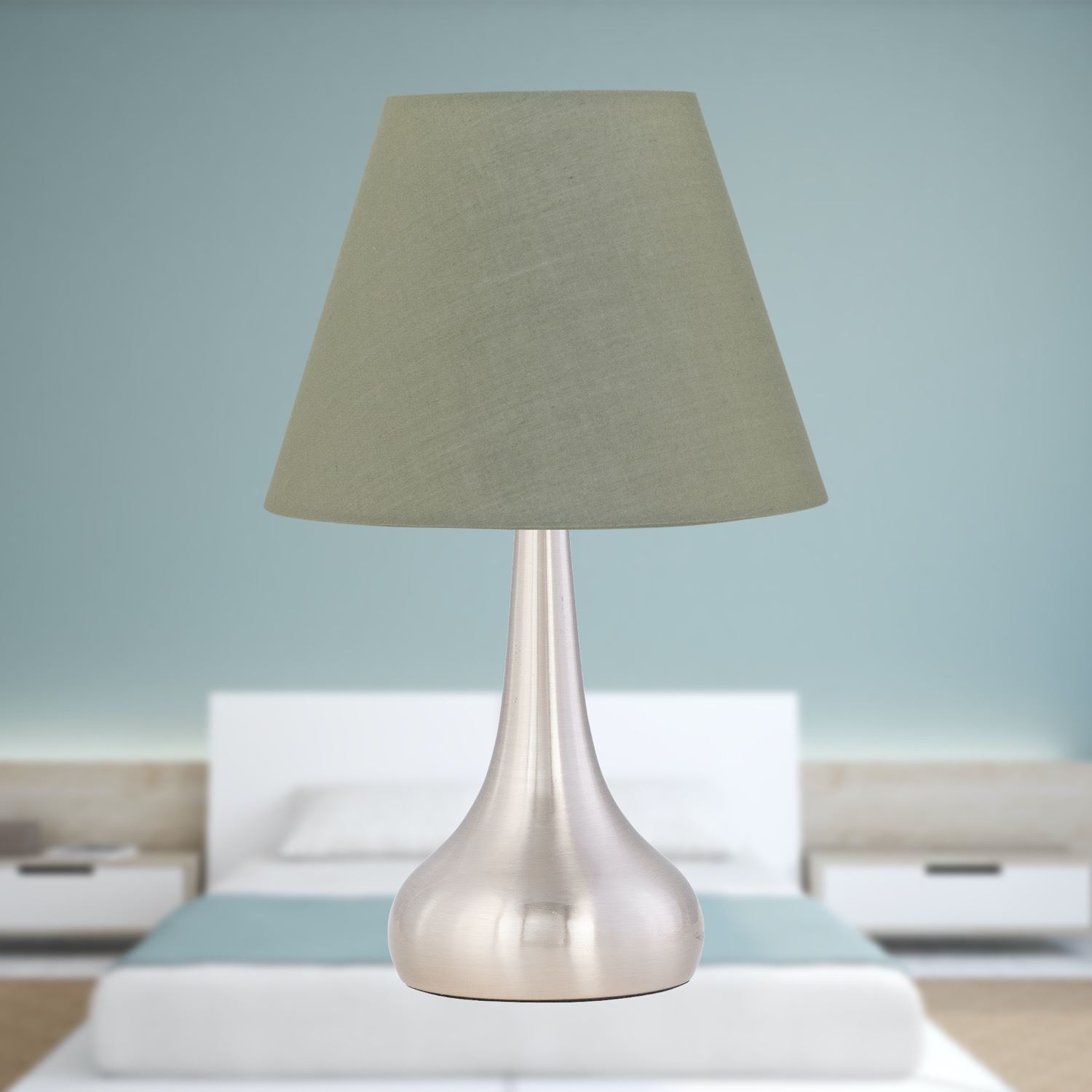 Modern 20cm Tapered Fabric Shades for Table Lamp Bedside Lampshade - Picture 13 of 37