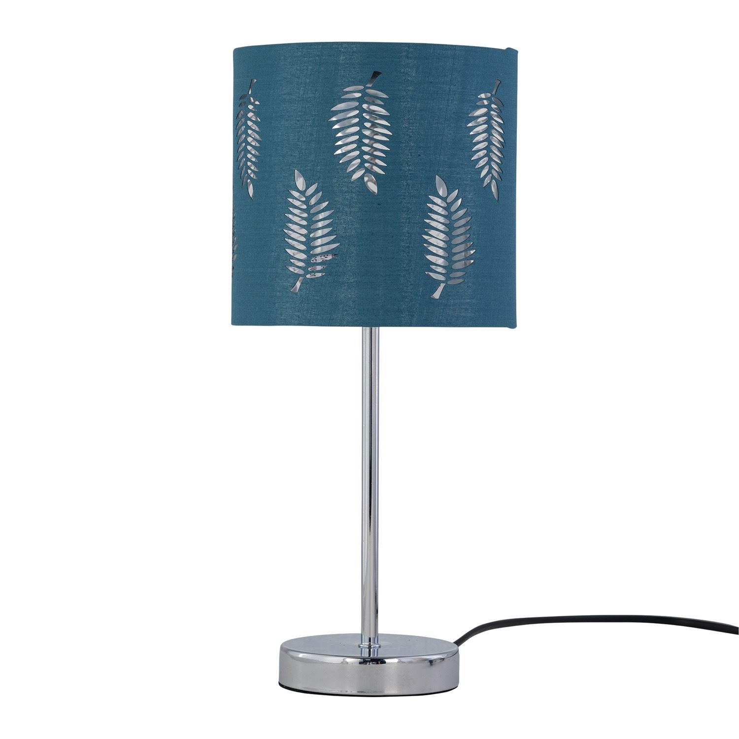 Modern 15cm Table Lamp Shade with Fern Leaf Cut Out Design - Picture 17 of 19