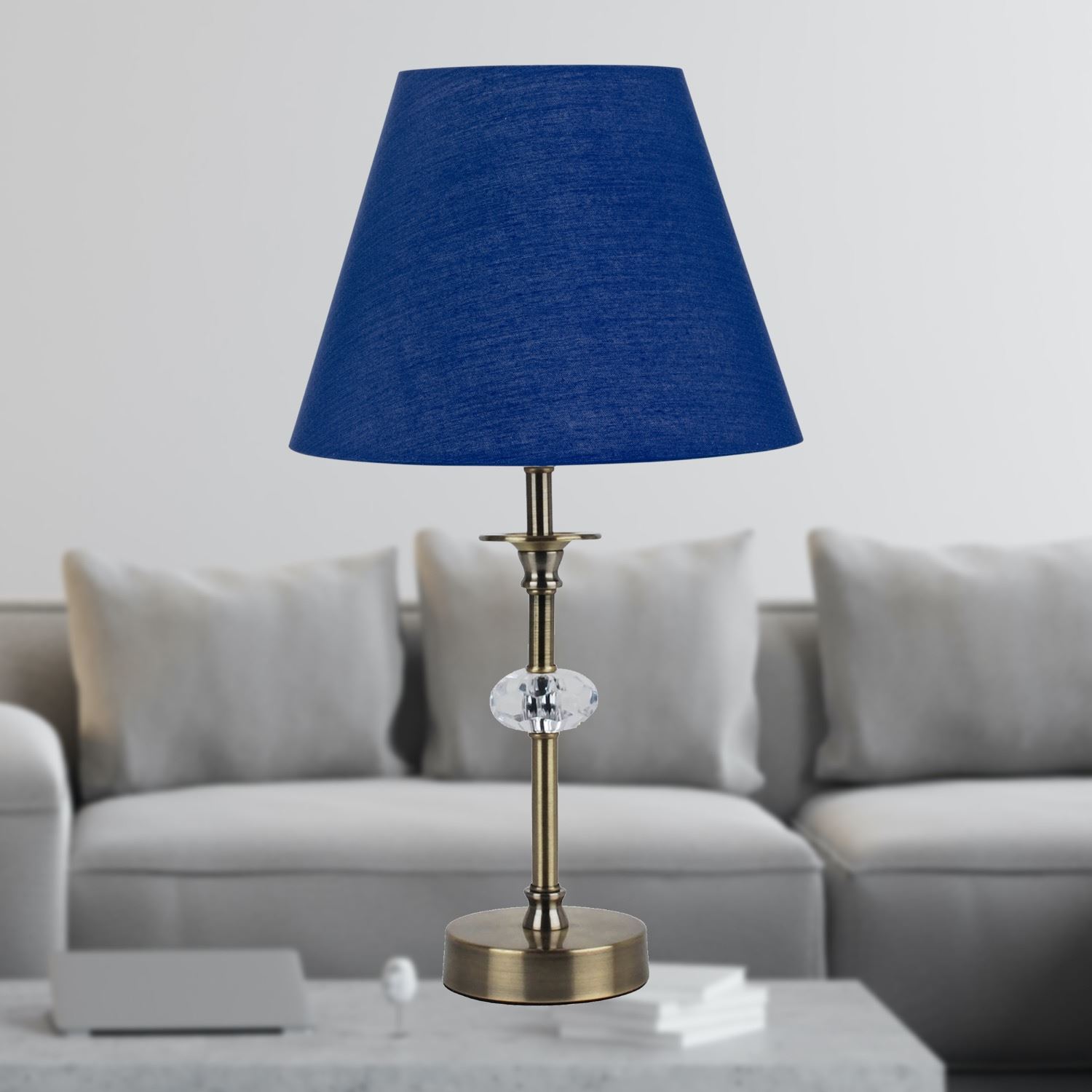 Modern 20cm Tapered Fabric Shades for Table Lamp Bedside Lampshade - Picture 18 of 37