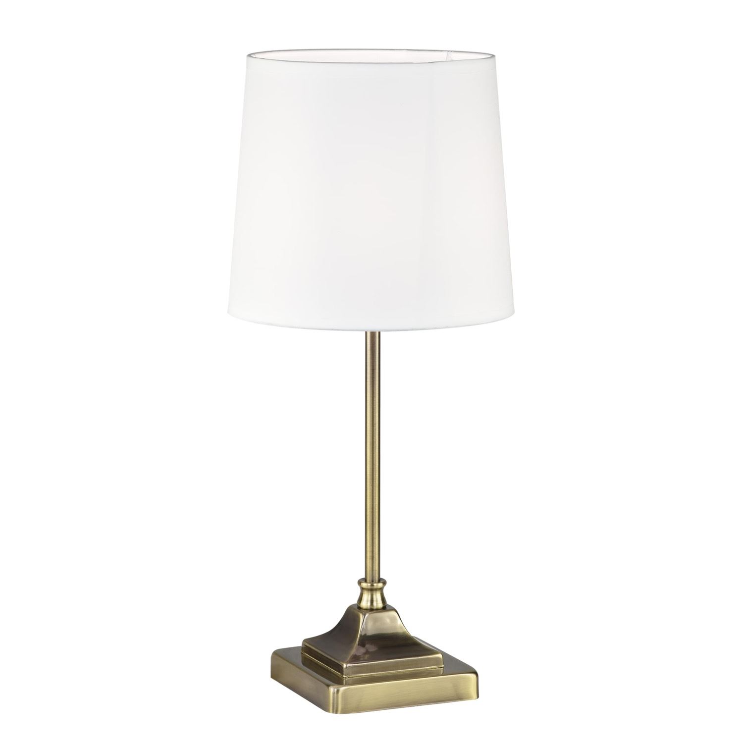 Classic 47cm Table Lamp or Bedside Lights with Fabric Shade - Picture 2 of 9