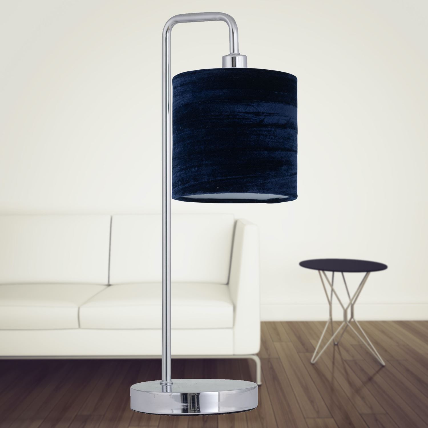Modern Crushed Velvet 15cm Table Lamp Lightshade - Picture 4 of 10