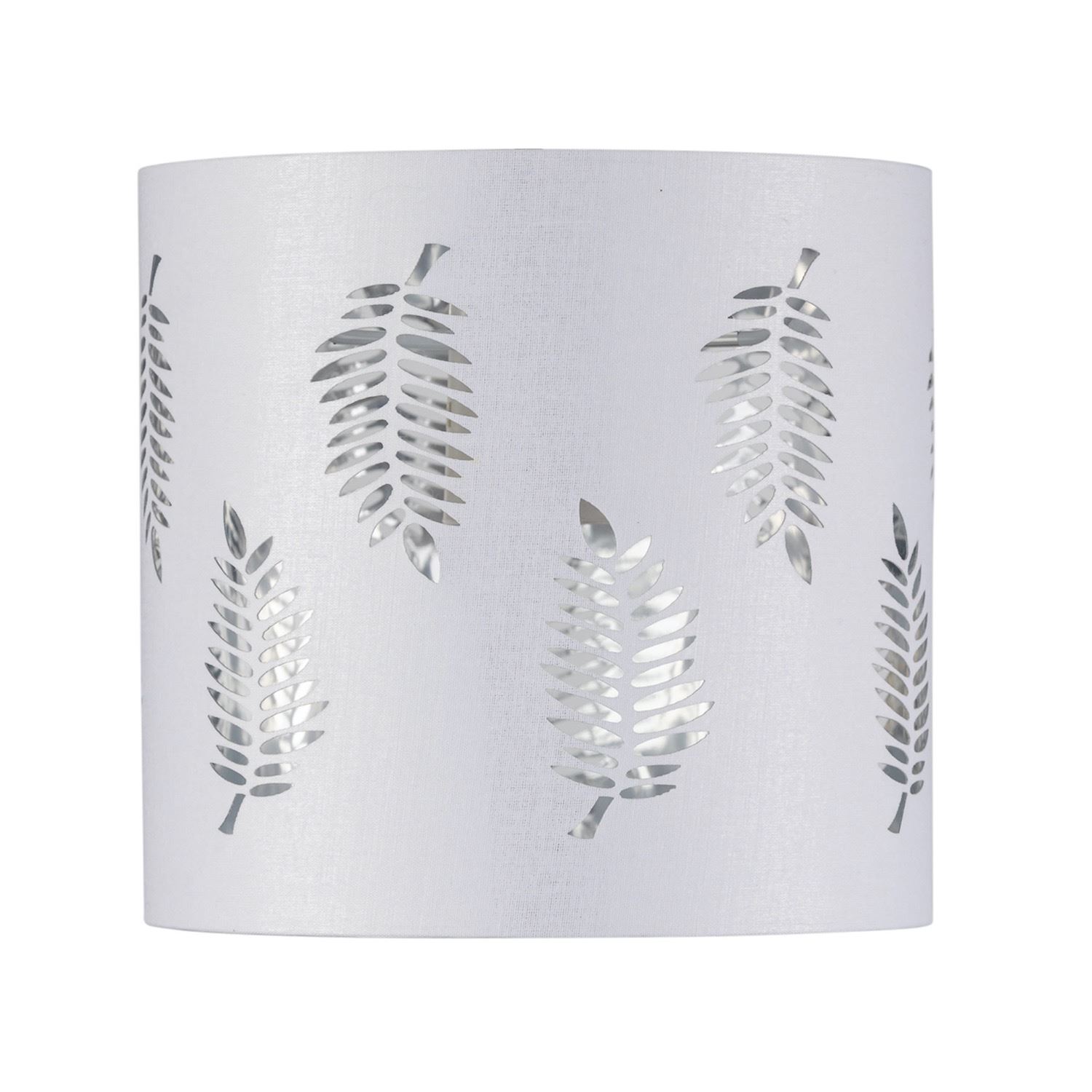 Modern Leaf Fern Cut Out 15.5cm Table Lamp Shade Lightshade - Picture 9 of 13