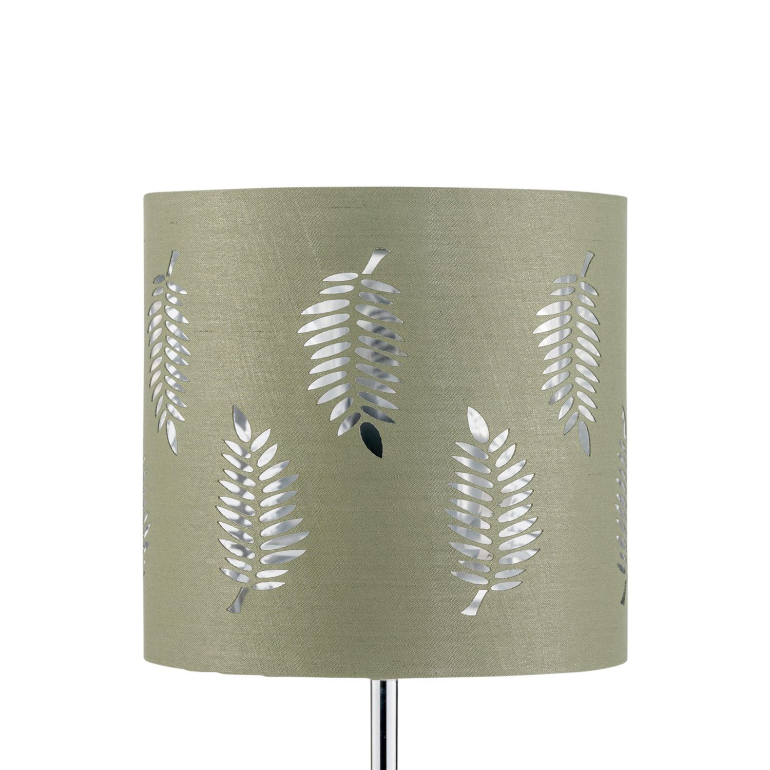 Modern Leaf Fern Cut Out 15.5cm Table Lamp Shade Lightshade - Picture 3 of 13