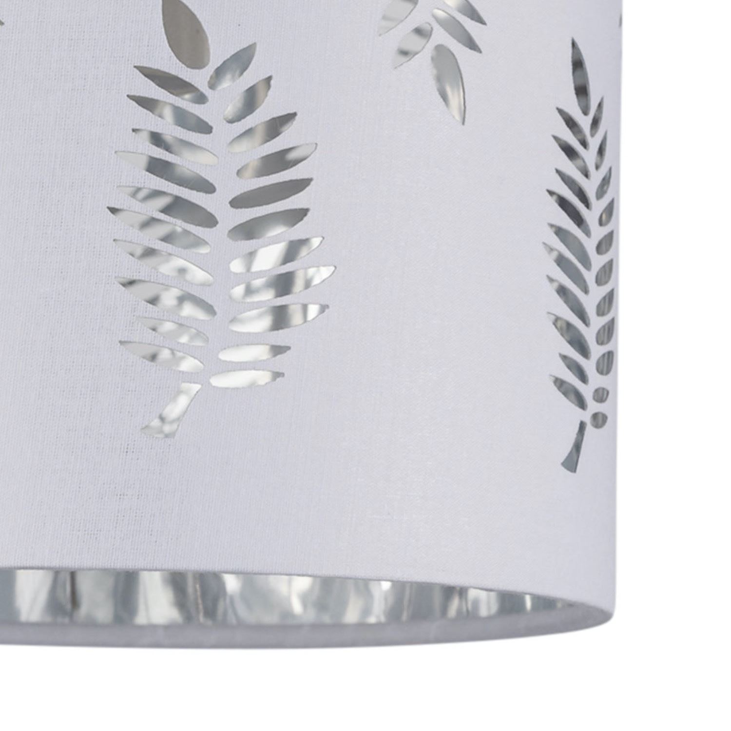 Modern Leaf Fern Cut Out 15.5cm Table Lamp Shade Lightshade - Picture 10 of 13